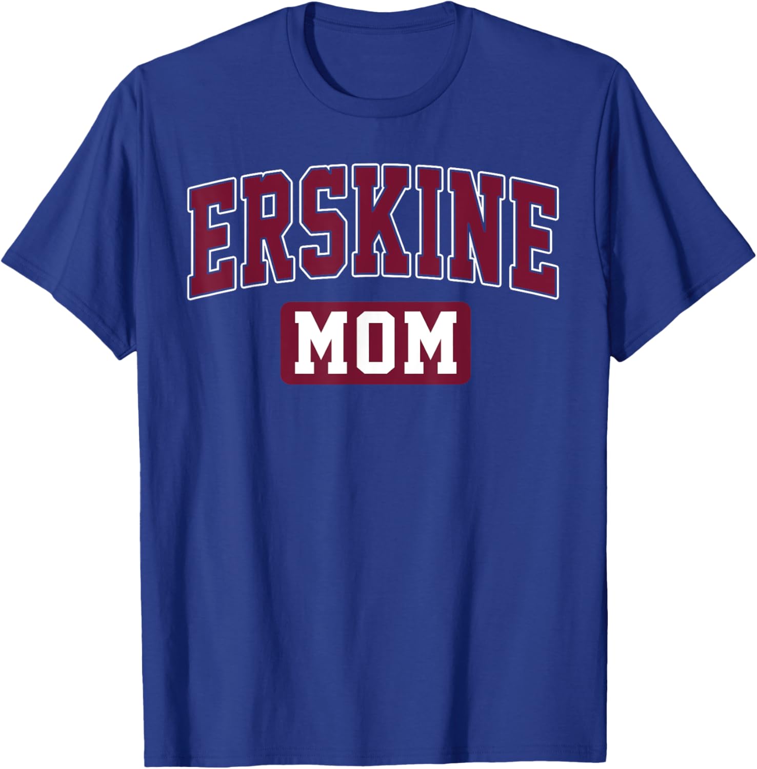 ERSKINE College Mom Arch Vintage Design for Mother Women T-Shirt - T-Shirt | Royal