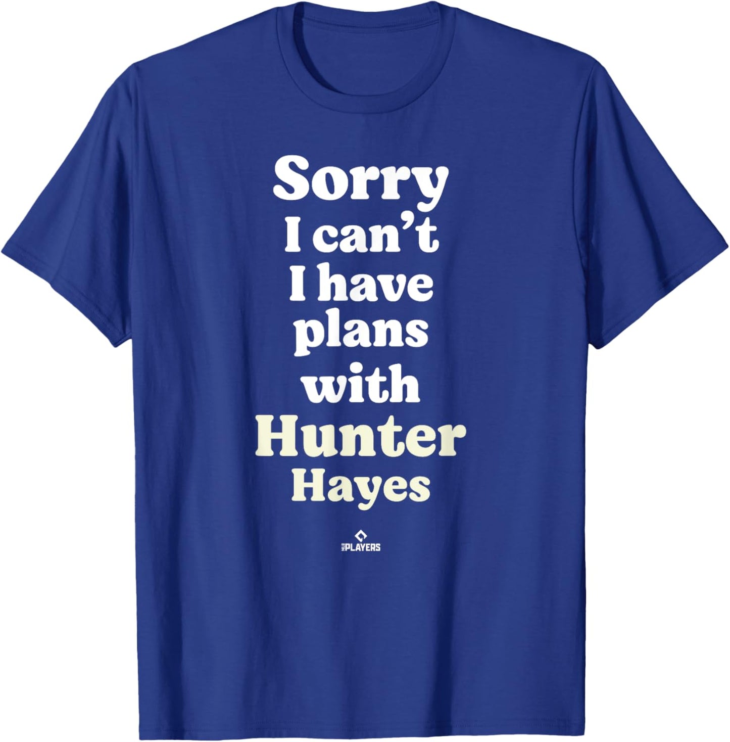 Hunter Hayes Prospect Baseball Fan Gear T-Shirt - T-Shirt | Royal