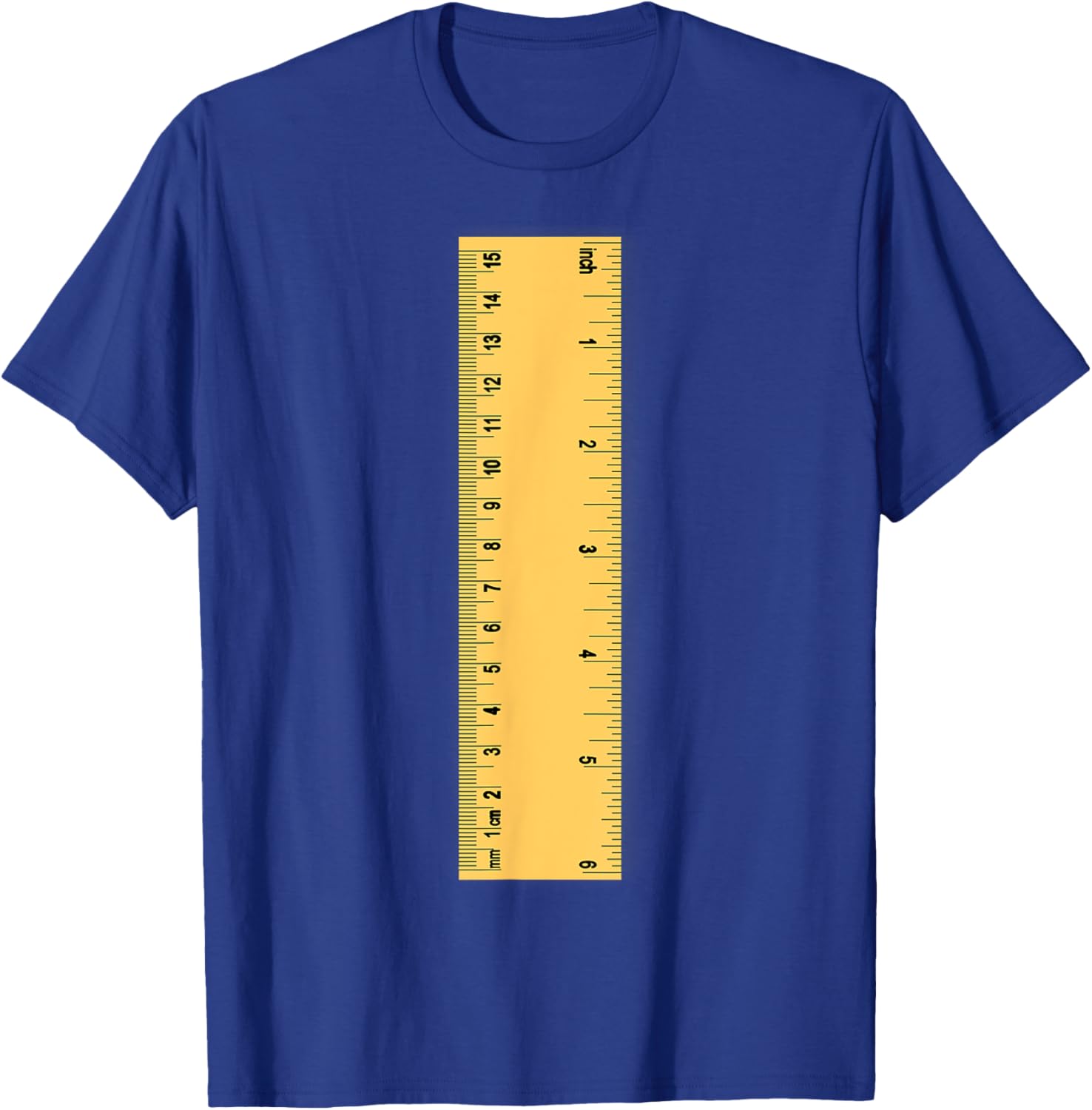 Ruler Glue Bottle Funny School Supply Halloween Costume Idea T-Shirt - T-Shirt | Royal