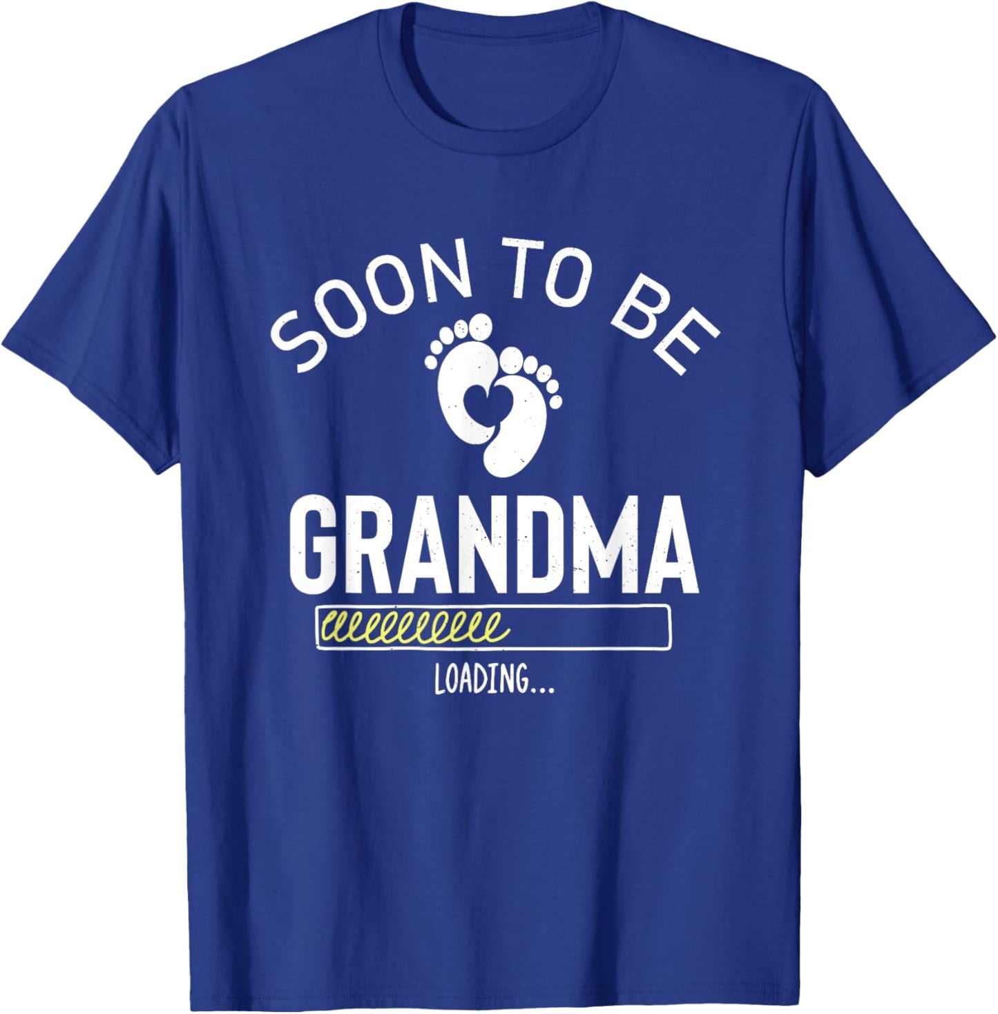 Soon To Be Grandma 2025 Loading Promoted To Grandma Est 2025 T-Shirt - T-Shirt | Royal