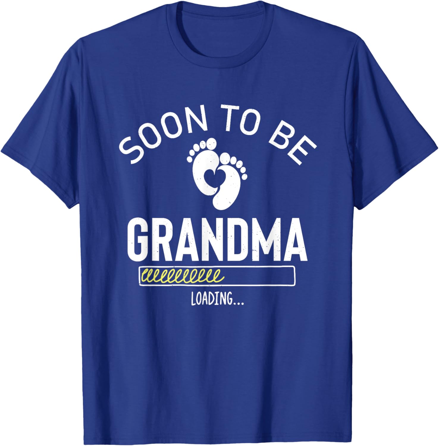Soon To Be Grandma 2025 Loading Promoted To Grandma Est 2025 T-Shirt - T-Shirt | Royal