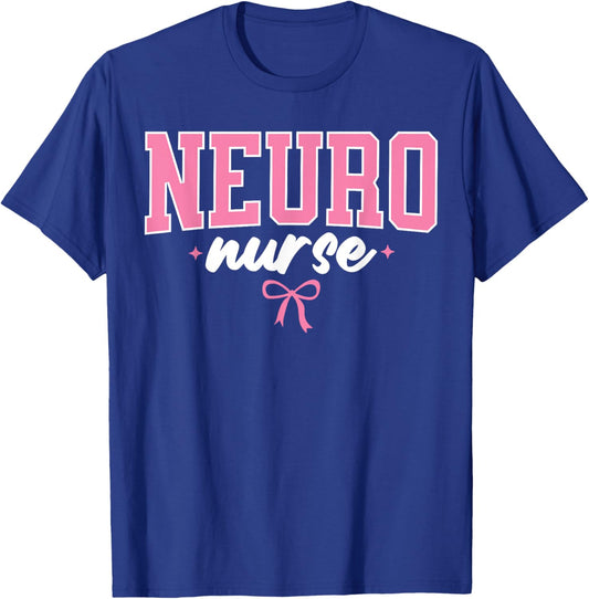 Neuro Nurse Brain Neuroscience Neuro ICU Nursing T-Shirt - T-Shirt | Royal