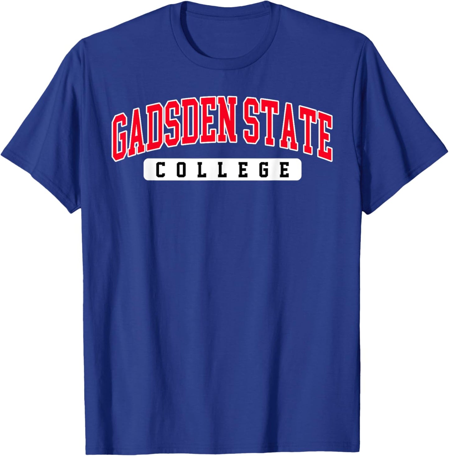Gadsden State Community College Arch Vintage Sports Design T-Shirt - T-Shirt | Royal