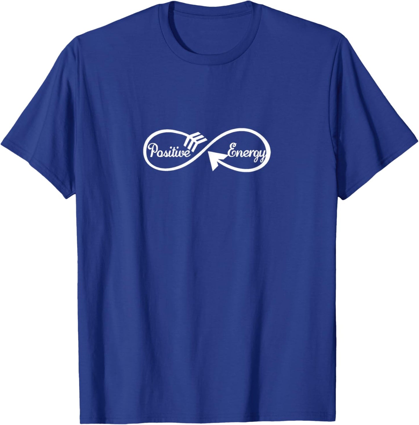 Loveely Positive Energy Motivation T-Shirt - T-Shirt | Royal