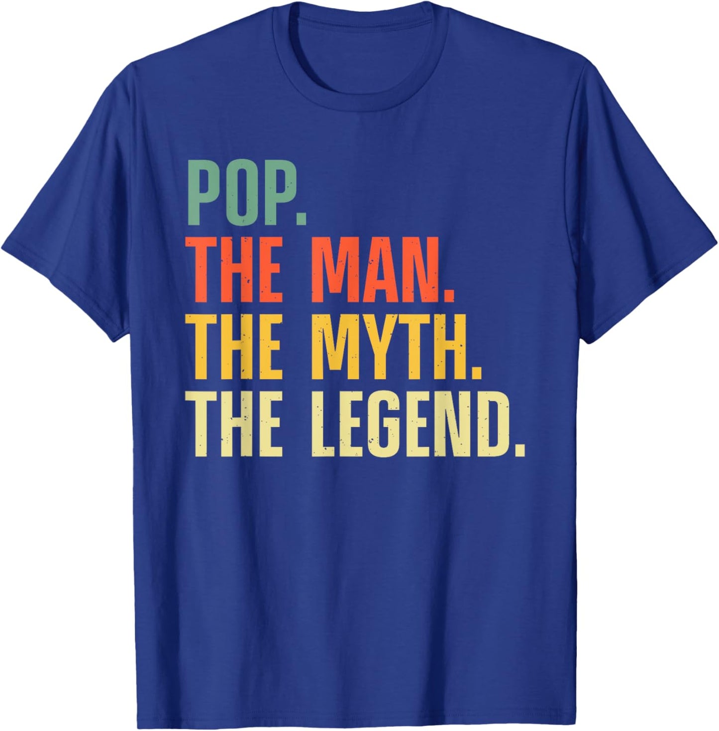 Funny Pop Design For Grandpa Grandfather From Grandkids Pop T-Shirt - T-Shirt | Royal