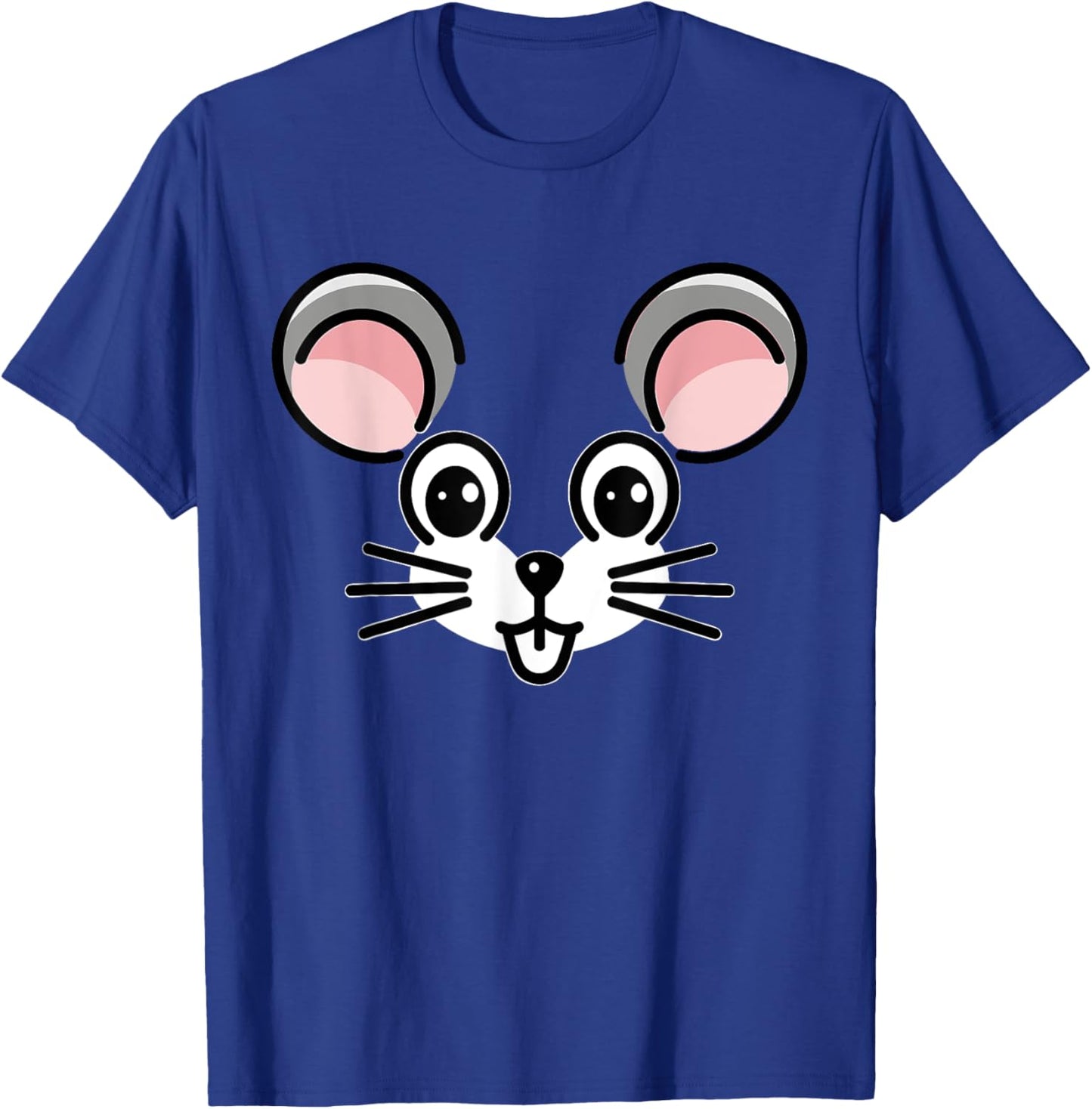Halloween Mouse Face Costume Kids Cute Animal Themed T-Shirt - T-Shirt | Royal