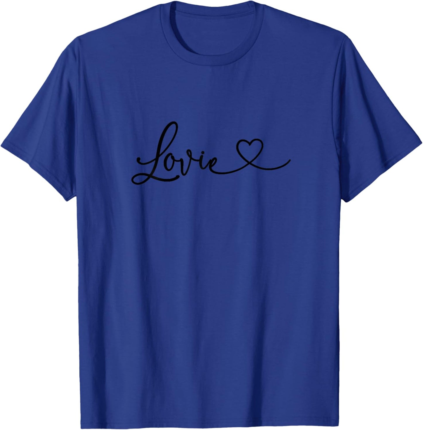 Lovie Grandma Women Christmas Mother's Day Birthday New T-Shirt - T-Shirt | Royal