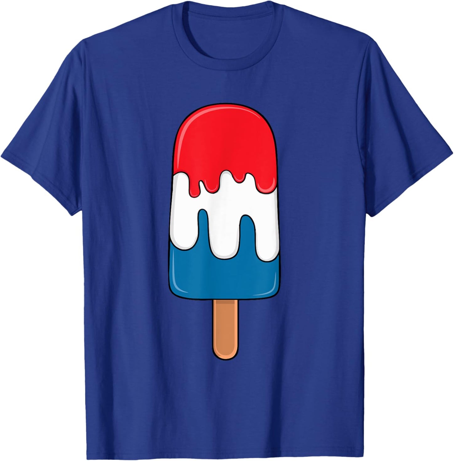 Popsicle Funny Summer Snacks Gelato Ice Popsicle Lovers T-Shirt - T-Shirt | Royal
