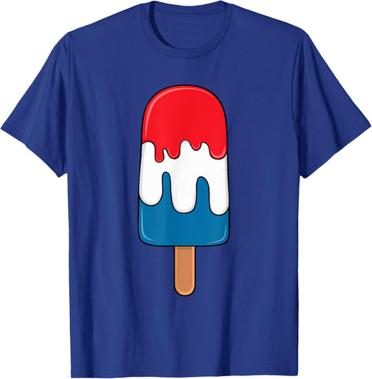 Popsicle Funny Summer Snacks Gelato Ice Popsicle Lovers T-Shirt - T-Shirt | Royal