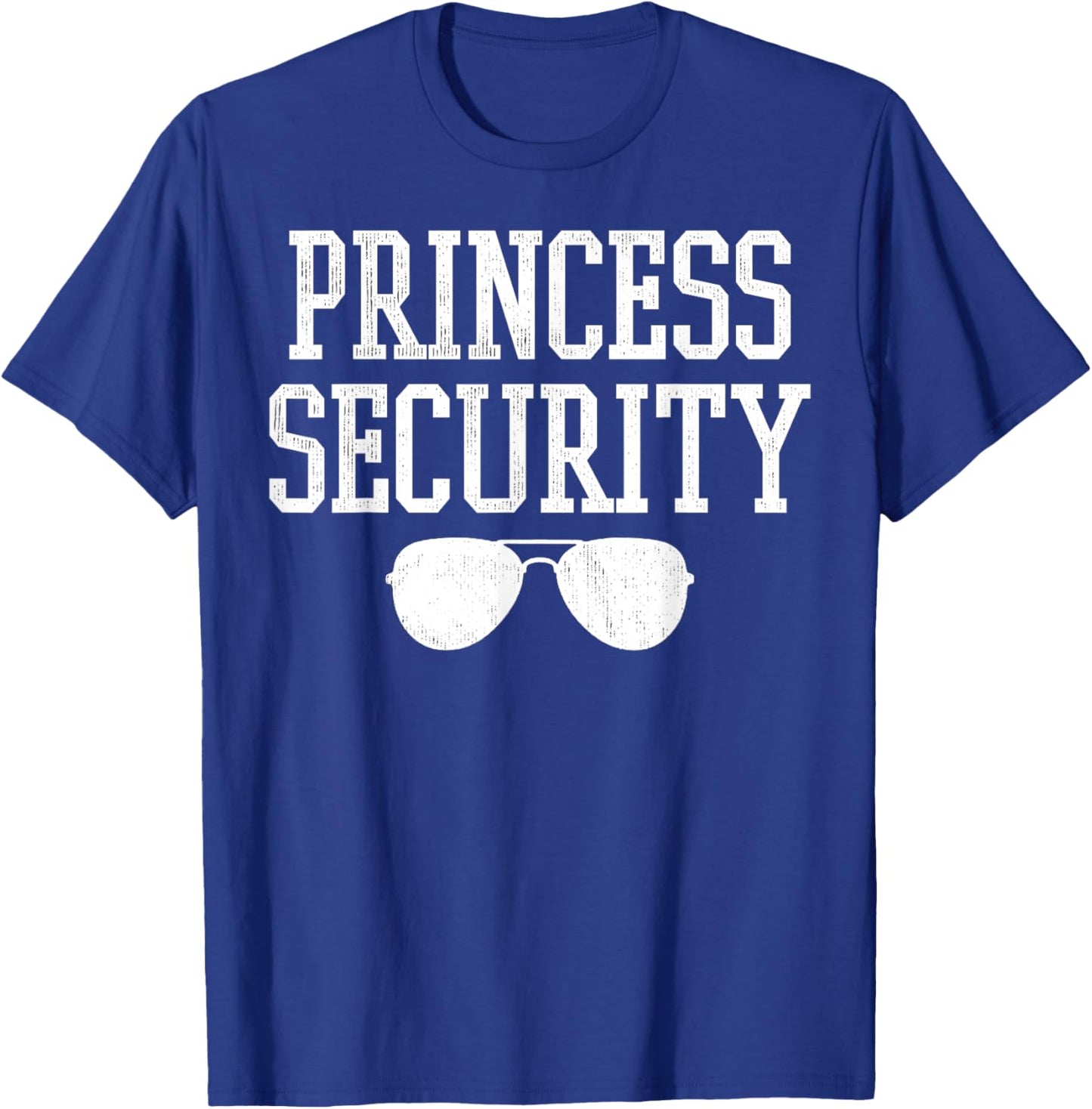 Halloween Dad Mom Daughter Adult Costume Princess Security T-Shirt - T-Shirt | Royal