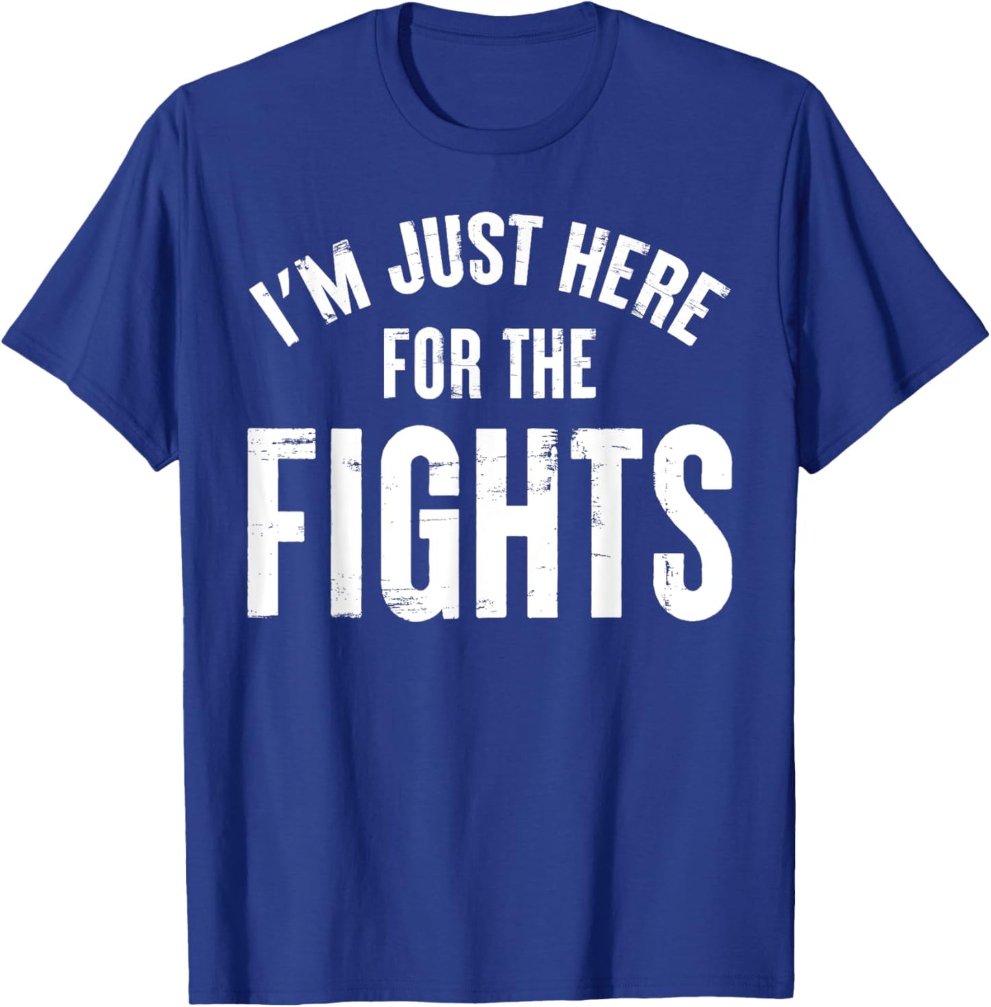 Hockey - I'm Just Here For The Fights T-Shirt - T-Shirt | Royal