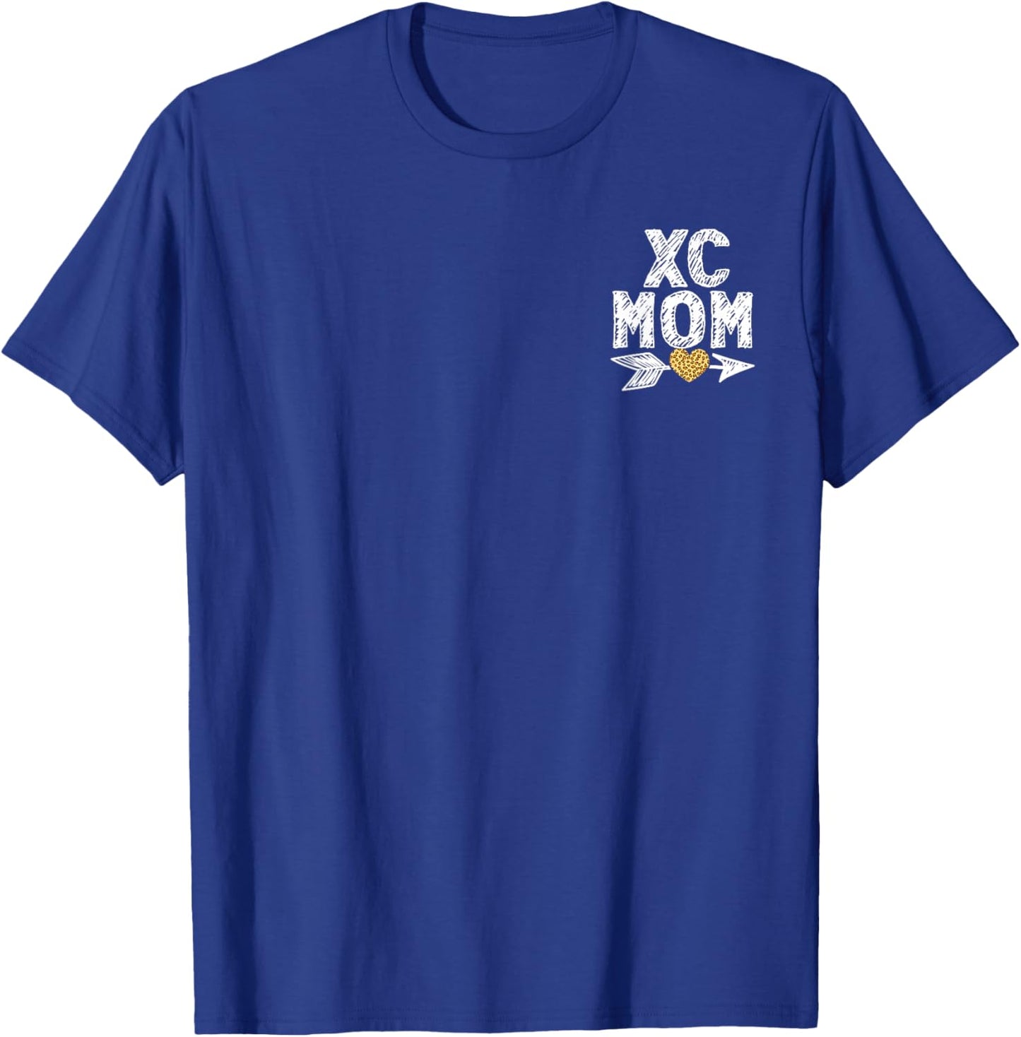 XC Mom Cross Country Runner Long Distance Running Mother T-Shirt - T-Shirt | Royal