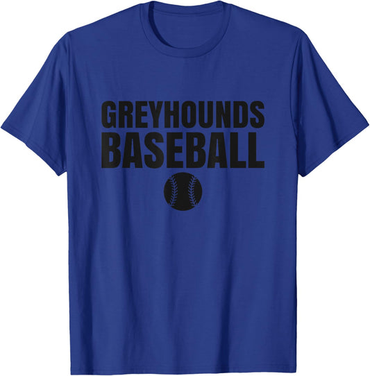 Paris Greyhounds Baseball T-Shirt - T-Shirt | Royal