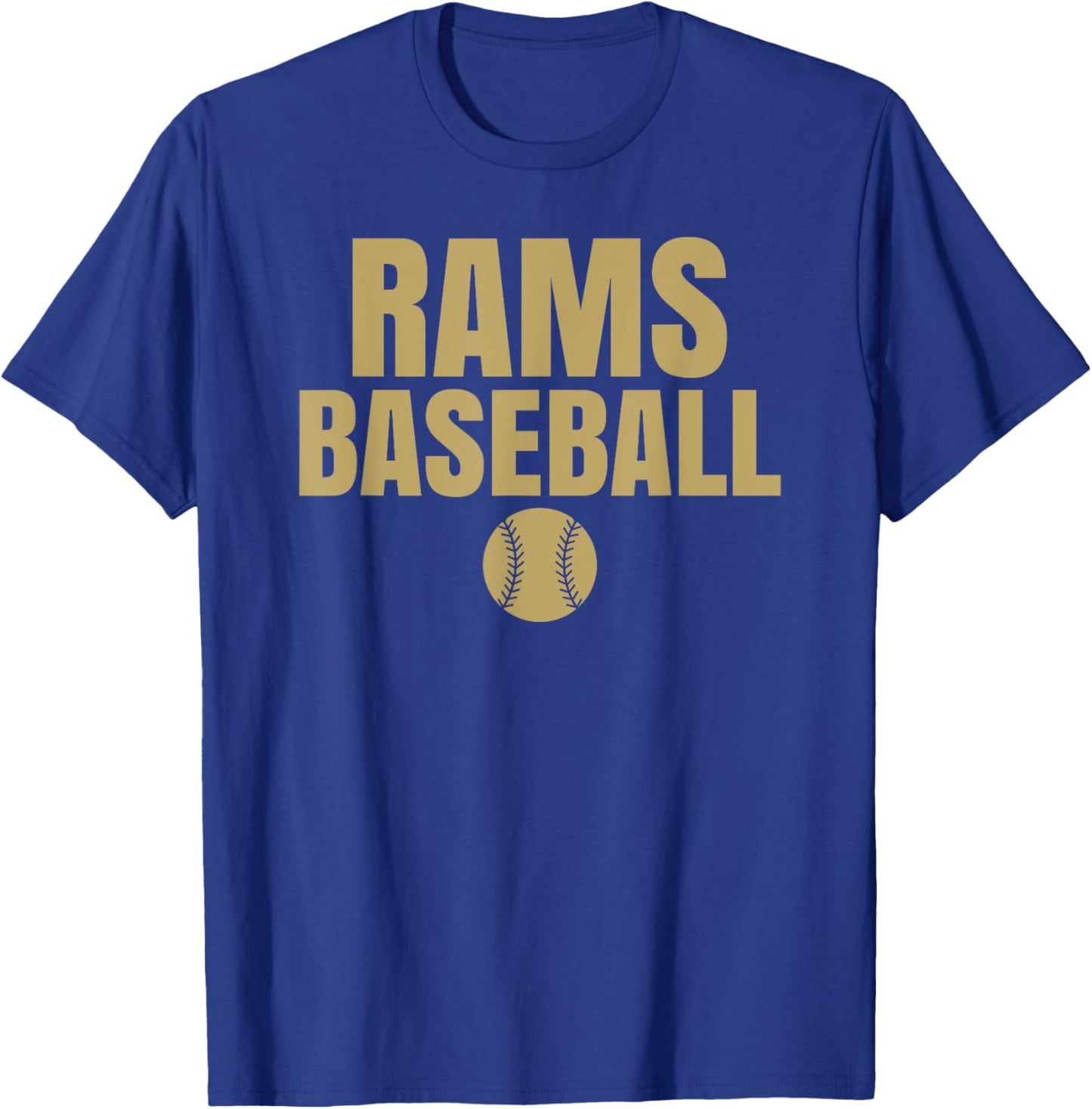 Grayson Rams Baseball T-Shirt - T-Shirt | Royal