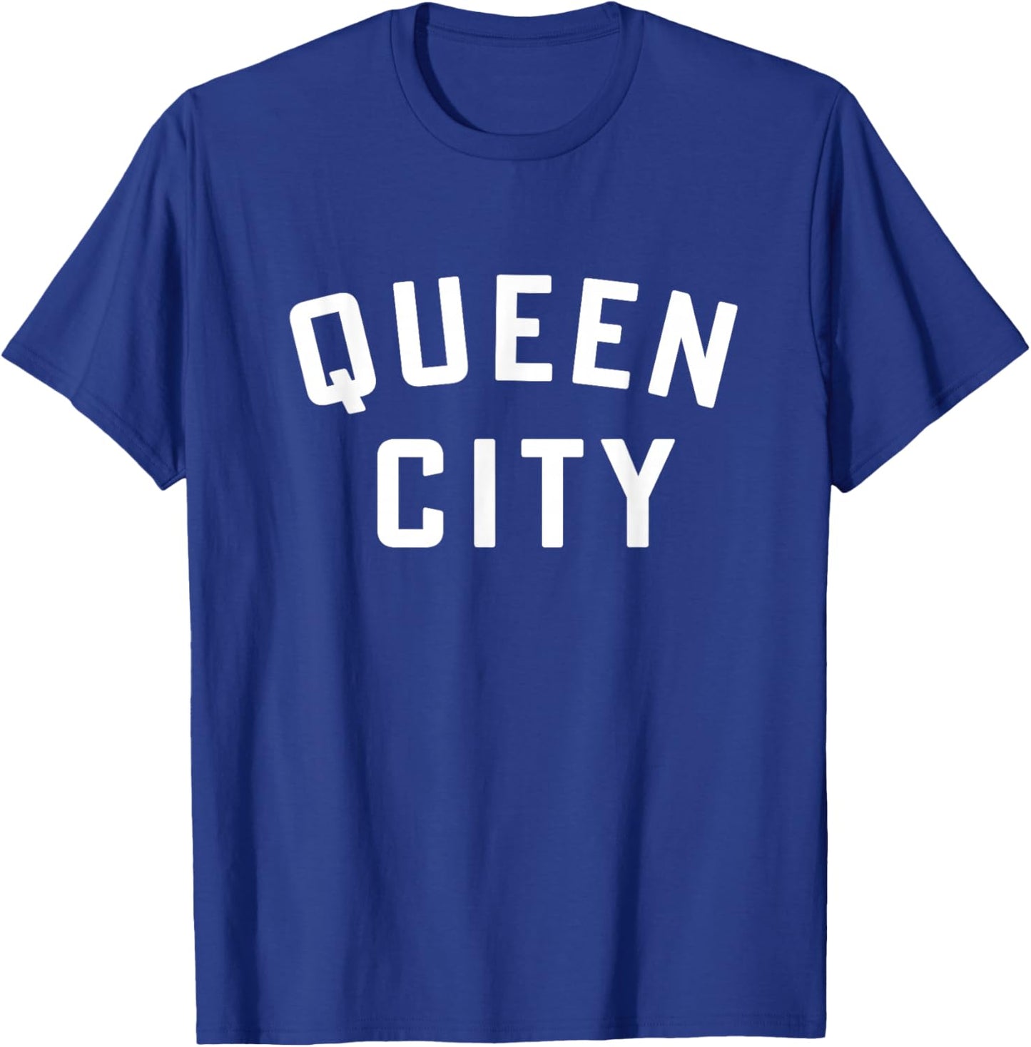 704Apparel Queen City Charlotte NC 704 - -Adults/Kids - Black - Short Sleeve T-Shirt - T-Shirt | Royal