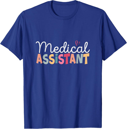 Medical Assistant MA CMA nursing Doctor Assistant Student T-Shirt - T-Shirt | Royal