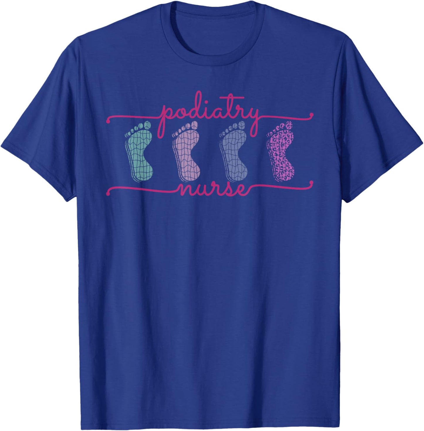 Podiatry Nurse Staff Crews Medical Assistant Podiatrist T-Shirt - T-Shirt | Royal
