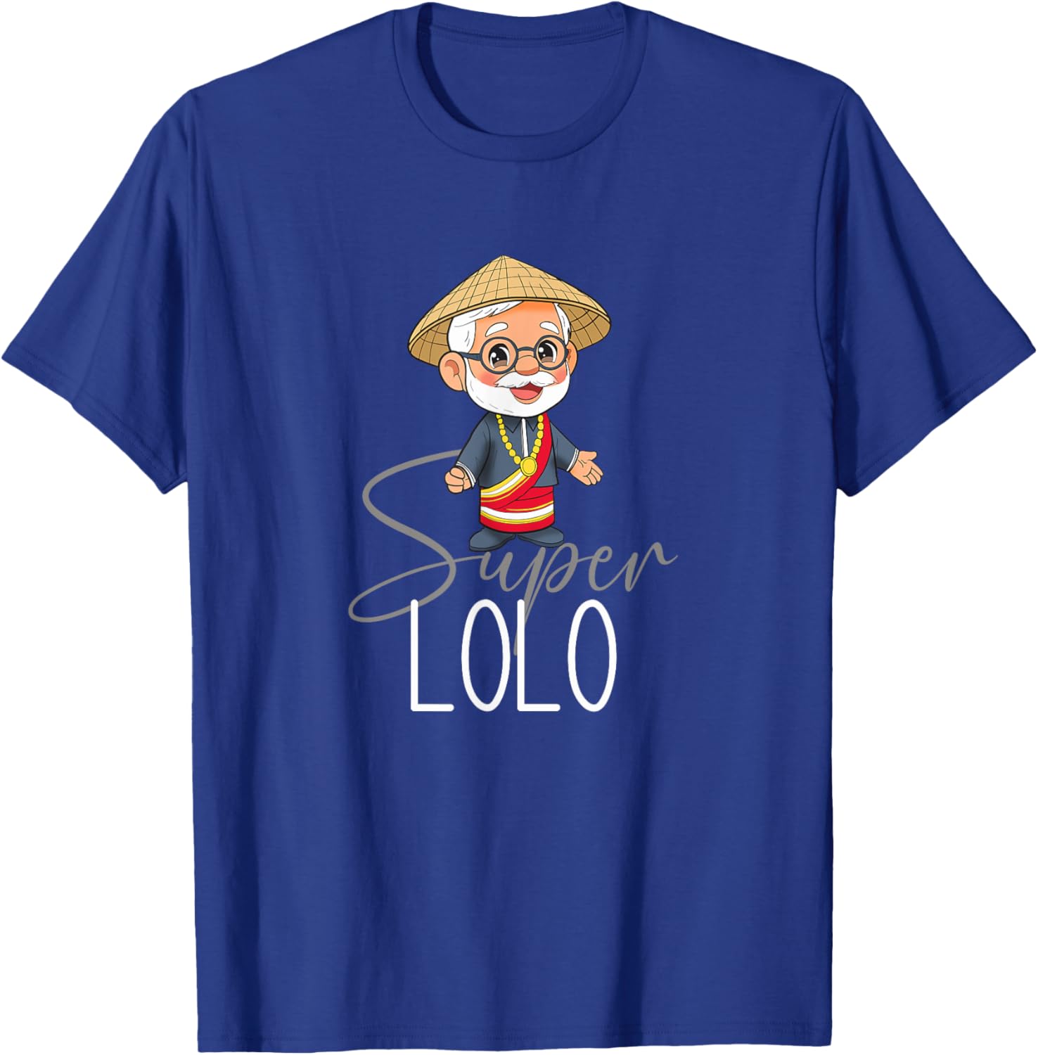 Philippines Pilipinas Filipino Grandpa Lolo Grandfather T-Shirt - T-Shirt | Royal