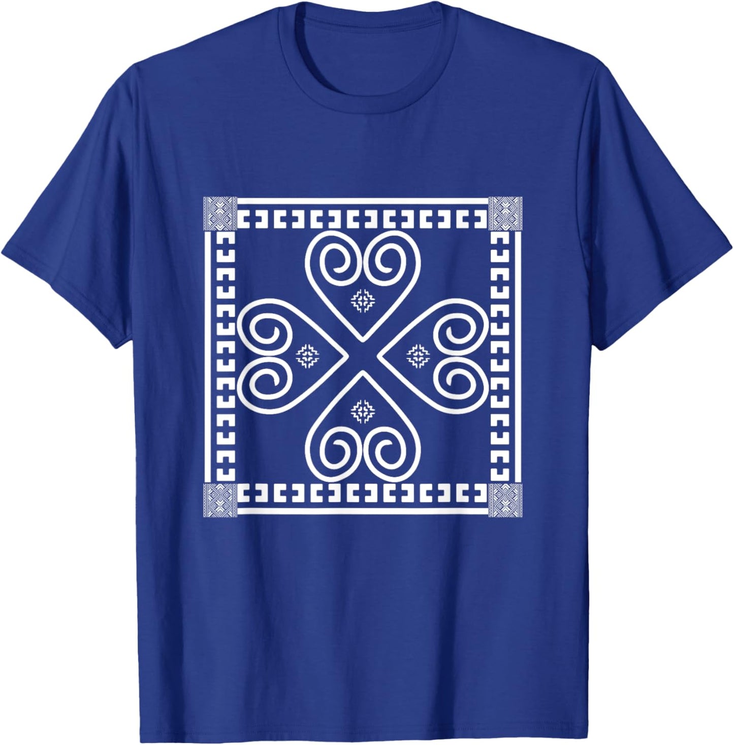 Hmong Miao Hmoob Patterns T-Shirt - T-Shirt | Royal