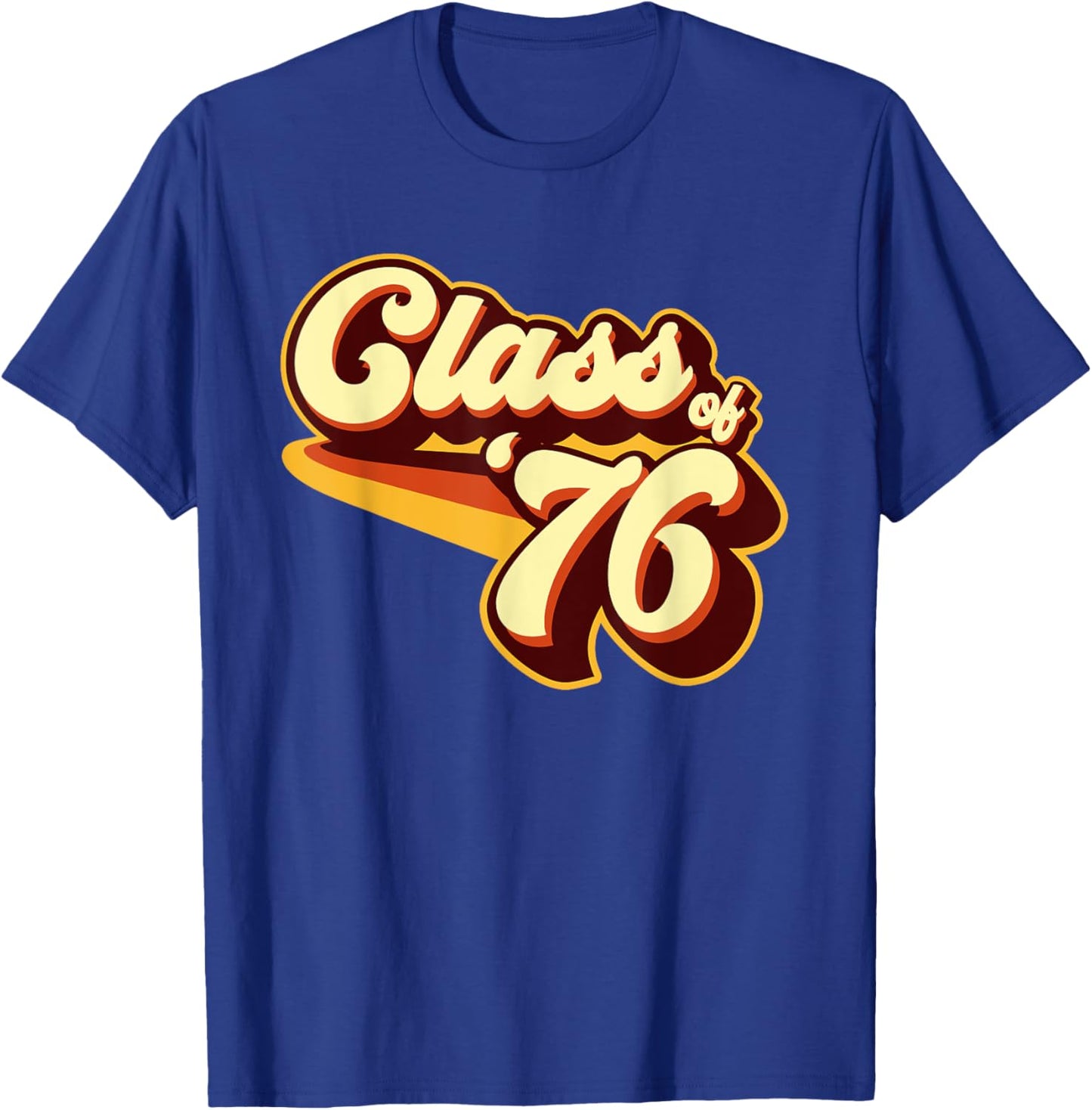 Class of 76 Reunion Retro 1976 T-Shirt - T-Shirt | Royal