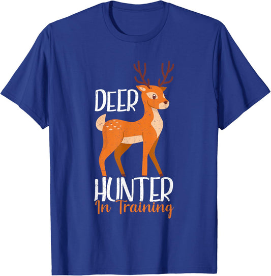 Deer Hunter In Training Funny Deer Hunting T-Shirt - T-Shirt | Royal