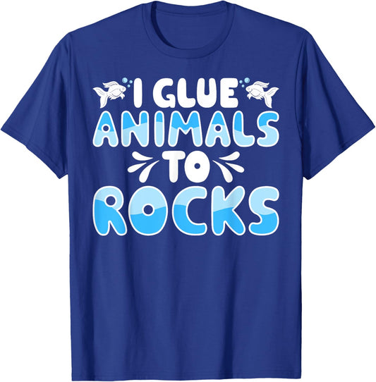 Aquarium Fishkeeper Funny Men Women Fish Tank Fishkeeping T-Shirt - T-Shirt | Royal