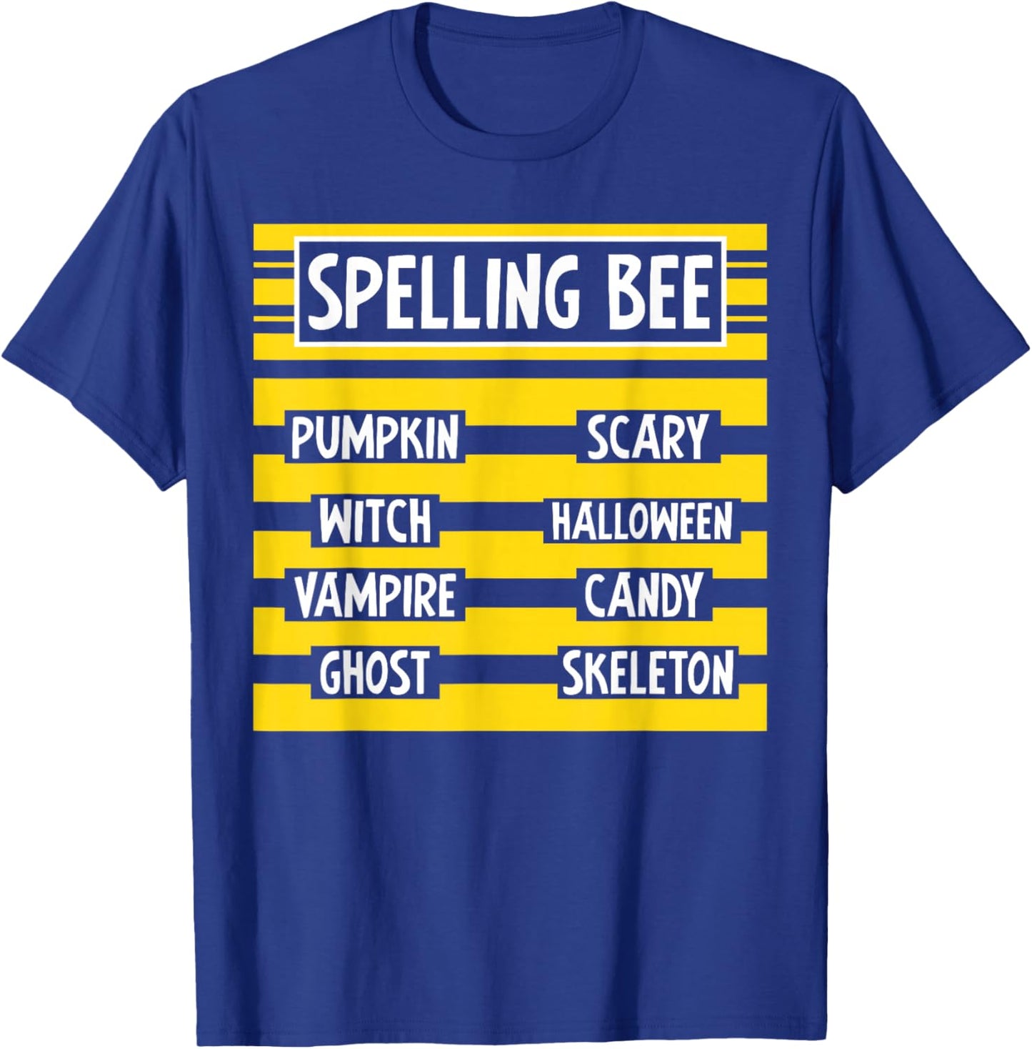 Spelling Bee Shirt Funny Pun Halloween Costume For Teachers T-Shirt - T-Shirt | Royal