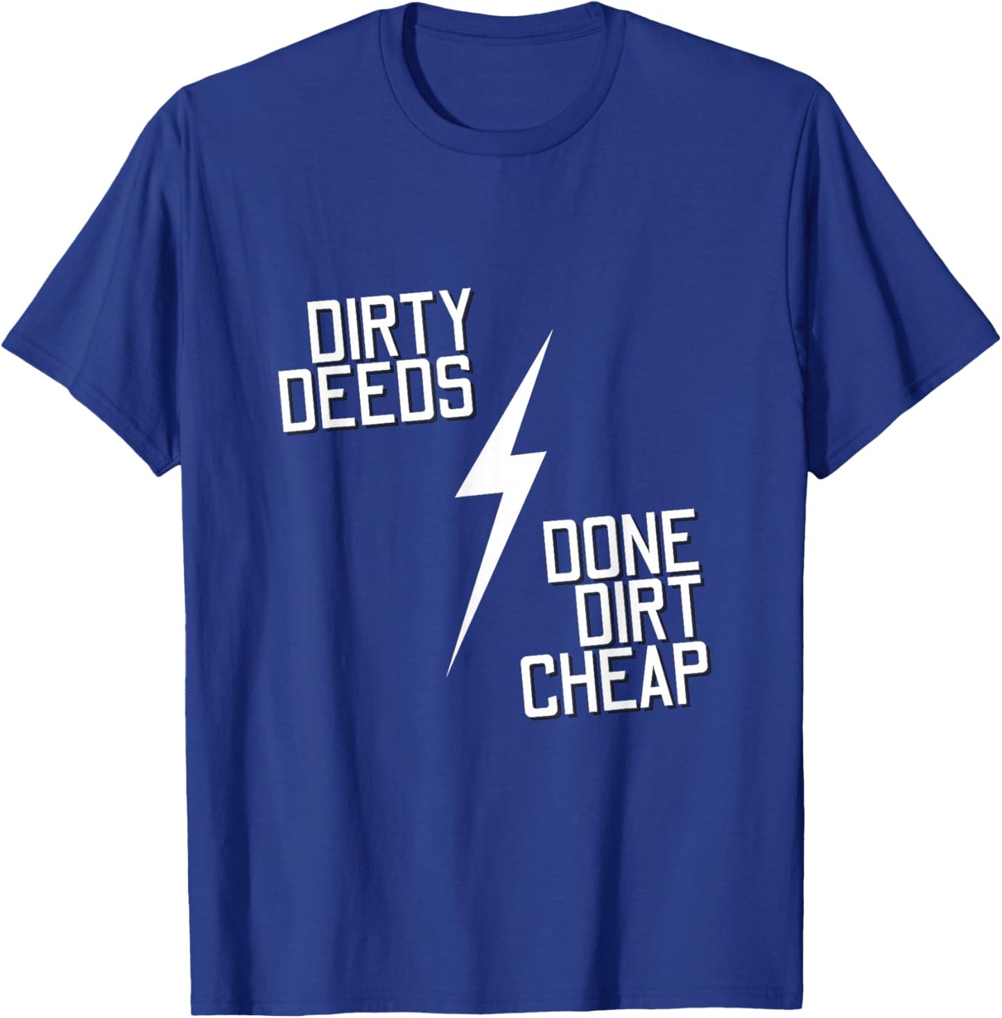 Dirty Deeds Done Dirt Cheap Rock Music T-Shirt - T-Shirt | Royal