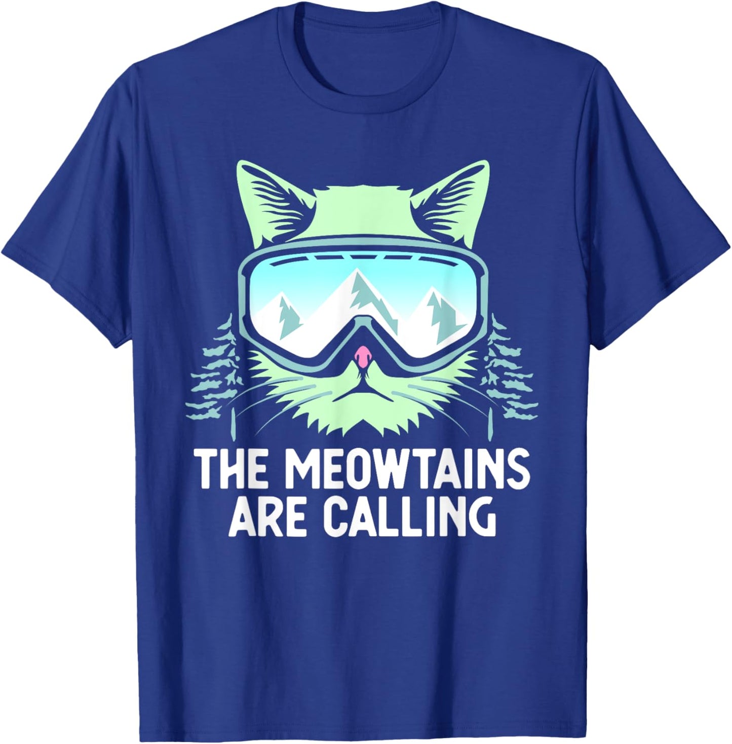 Snowboarding Skiing Art Women Kid Winter Sport Skier T-Shirt - T-Shirt | Royal