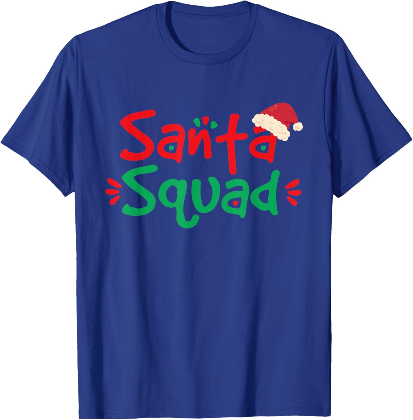 Santa Squad Christmas Squad Family Matching Xmas T-Shirt - T-Shirt | Royal