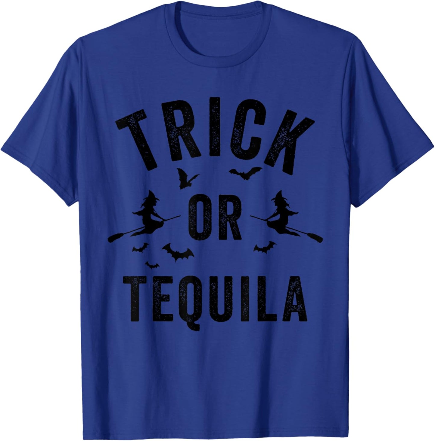 Women Graphic Trick or Tequila Halloween Witch DIY Costume T-Shirt - T-Shirt | Royal