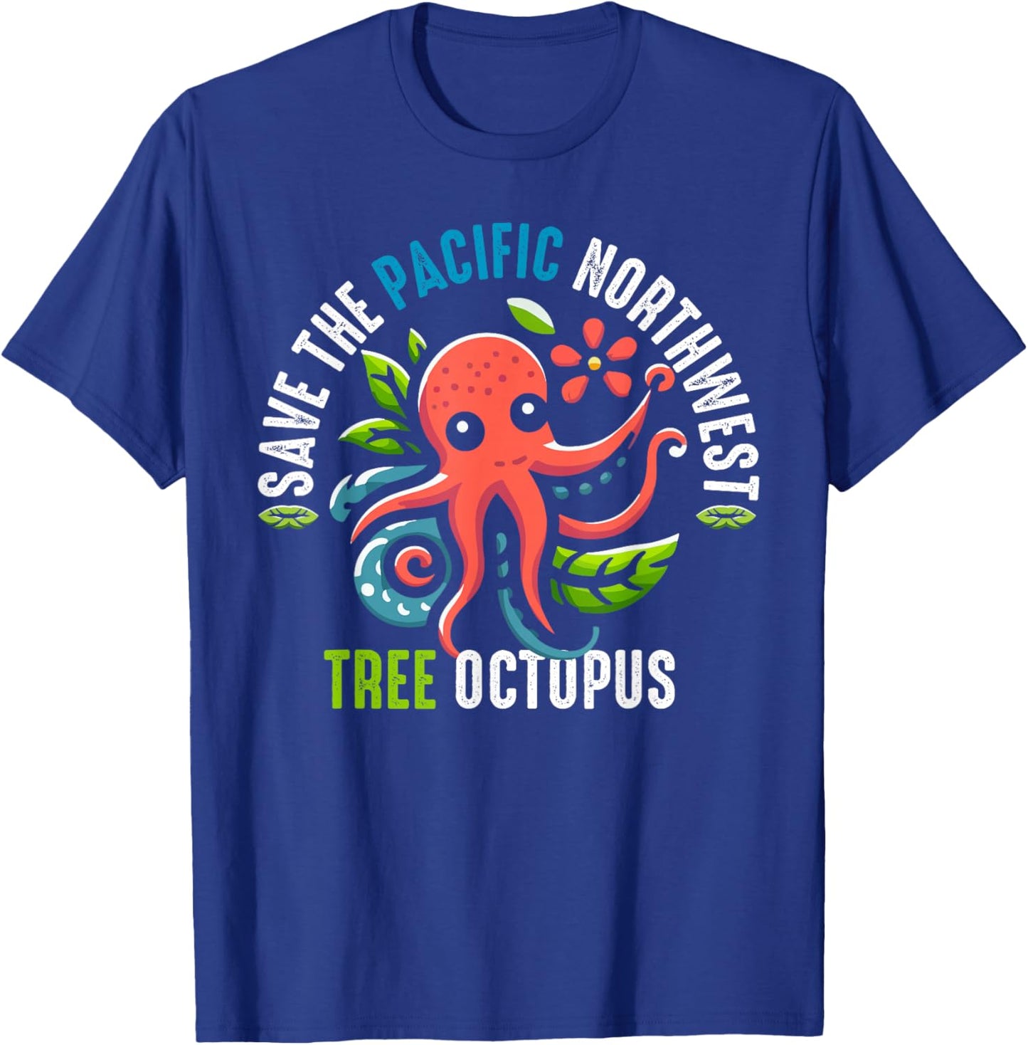 The Pacific Northwest Tree Octopus T-Shirt - T-Shirt | Royal