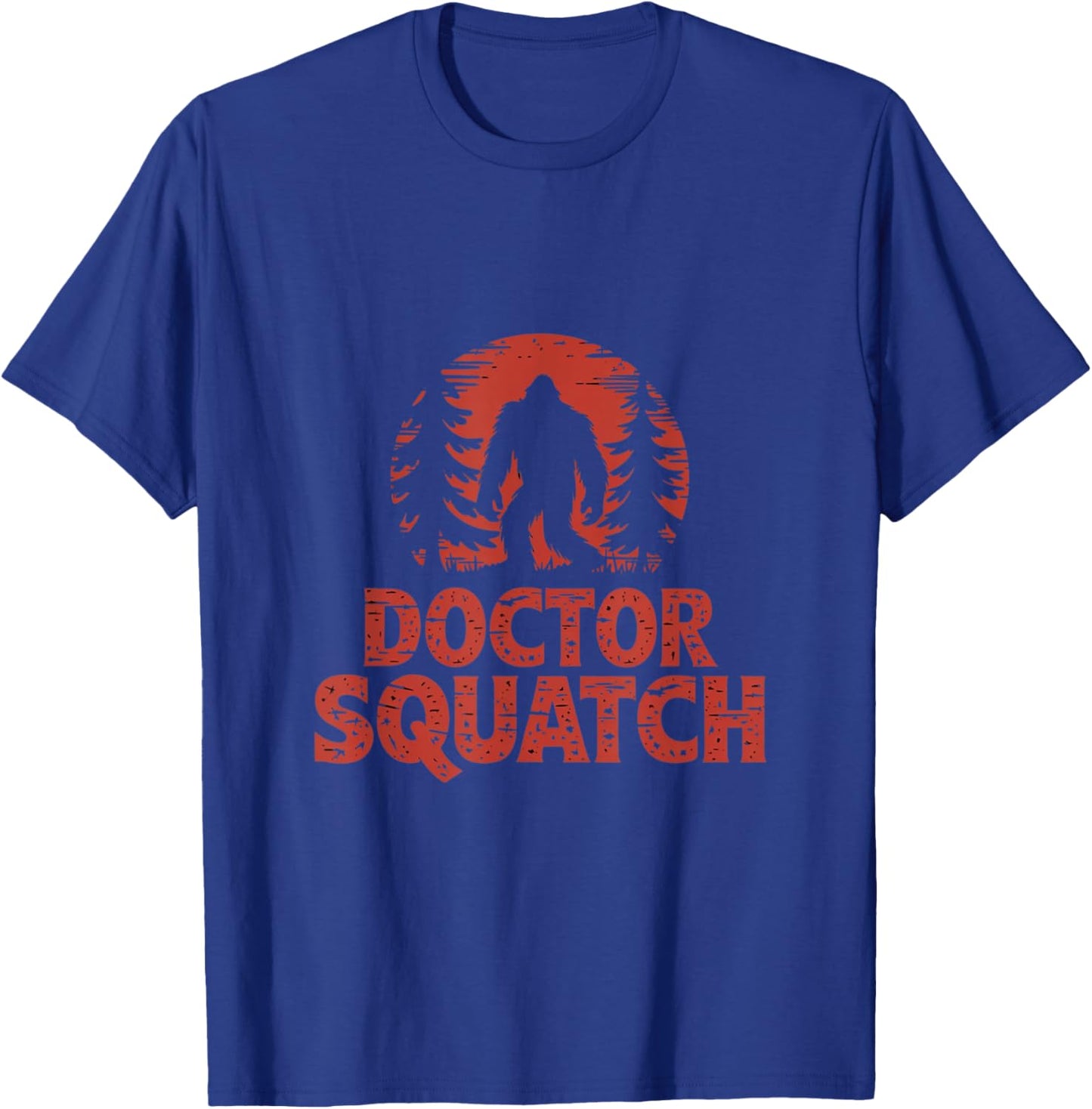 Walking Sasquatch - Doctor Squatch T-Shirt - T-Shirt | Royal
