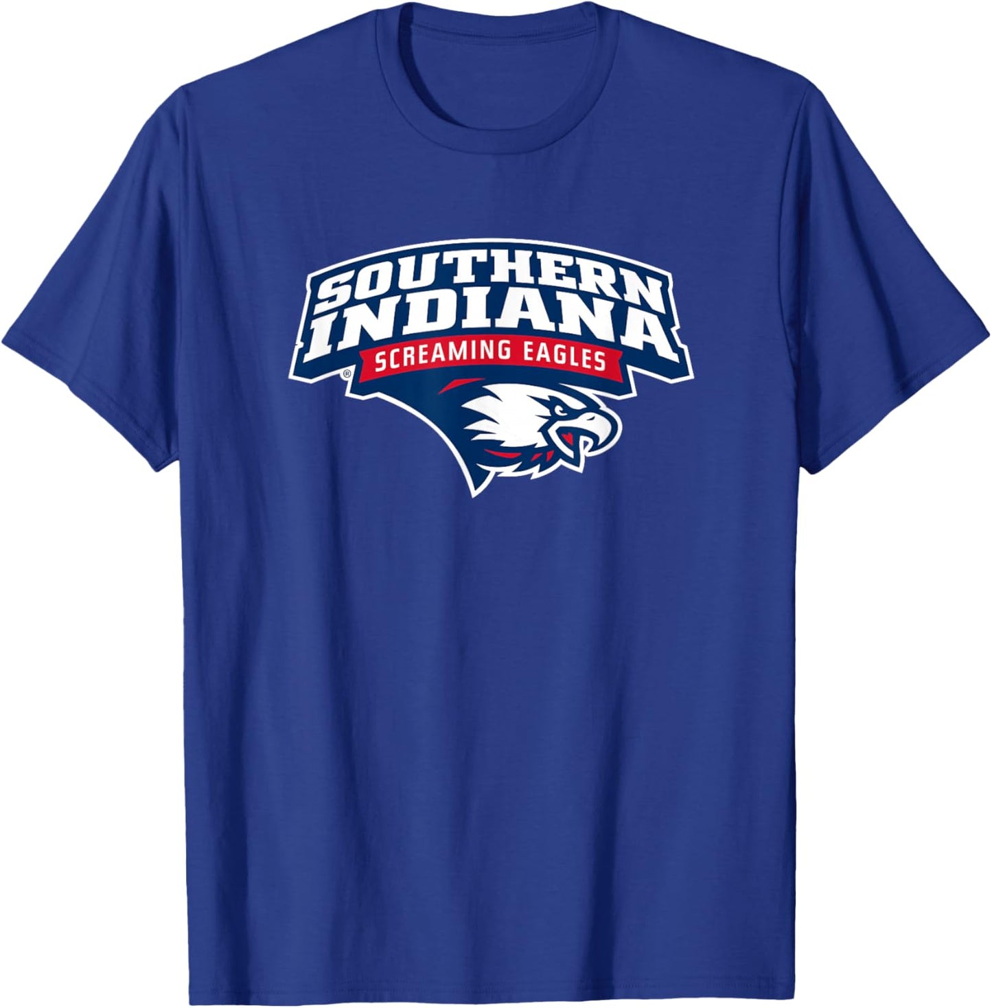 University of Southern Indiana USI Eagles Stacked T-Shirt - T-Shirt | Royal