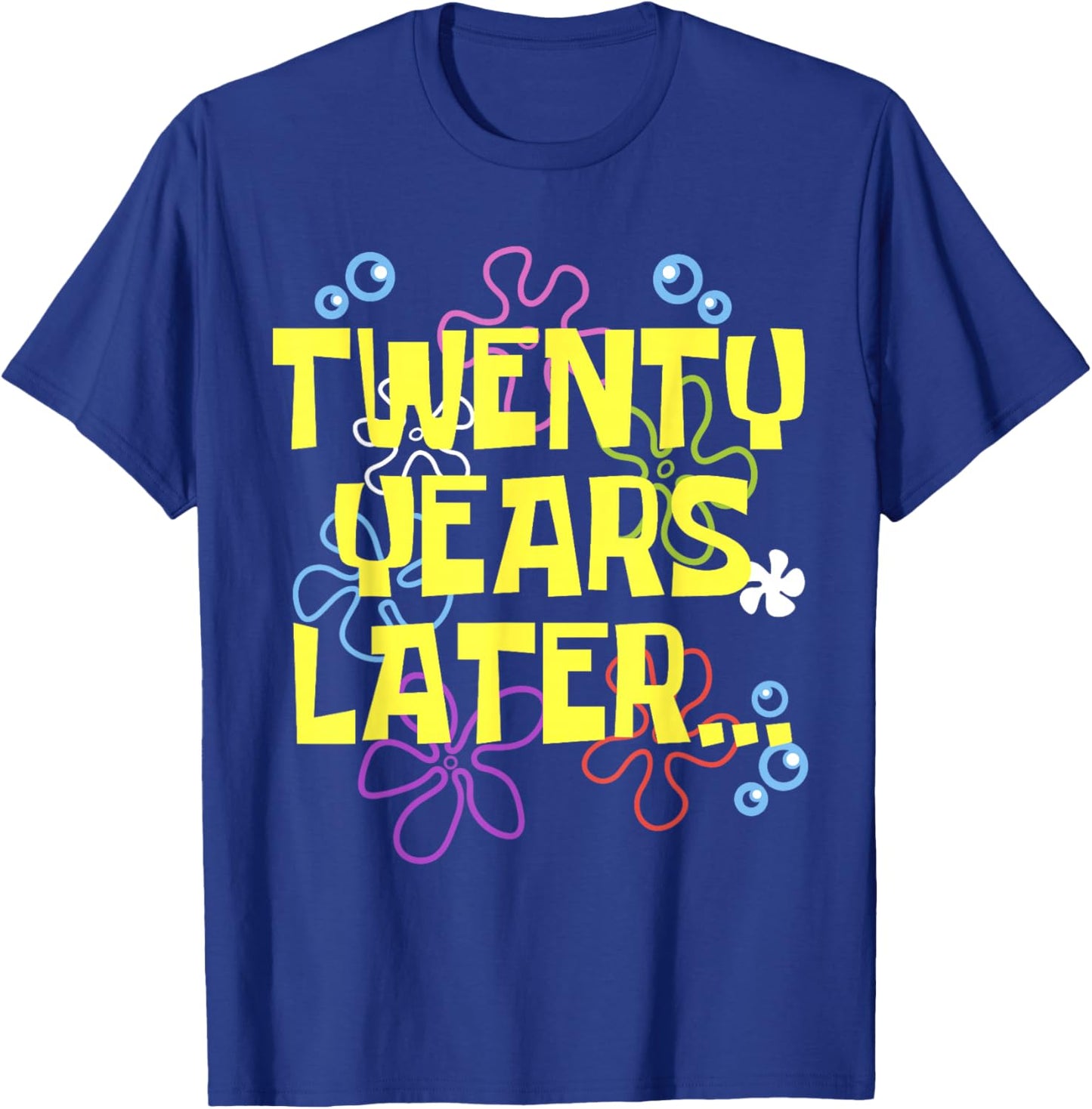 TWENTY 20 YEARS LATER 20 year Old Birthday Gifts Her Him T-Shirt - T-Shirt | Royal