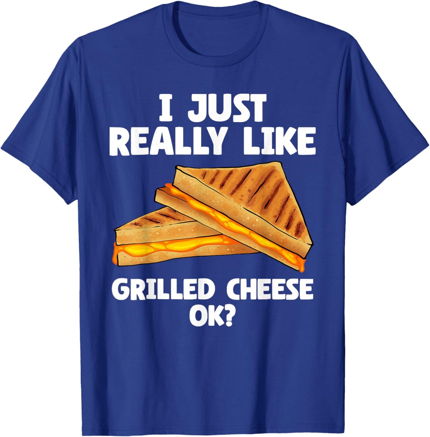 Grilled Cheese Design Women Grilled Cheese Sandwich T-Shirt - T-Shirt | Royal