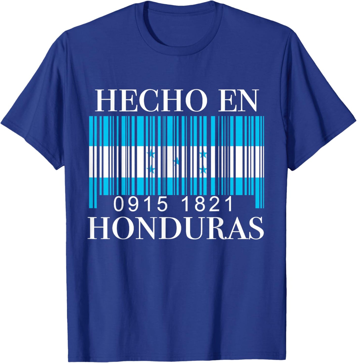 Honduran Flag Bandera Honduras Catracho Hombre Mujer Pride T-Shirt - T-Shirt | Royal