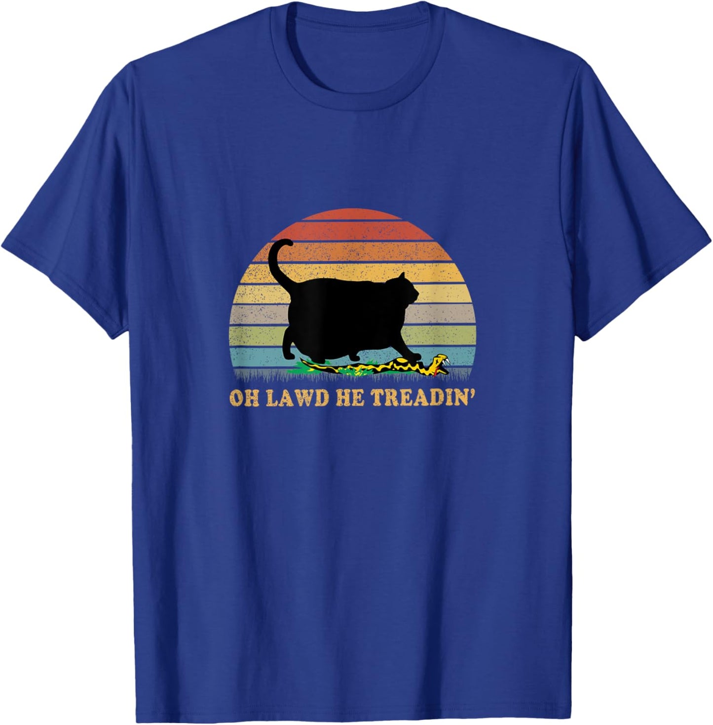 Oh Lawd He Treading T-Shirt - T-Shirt | Royal