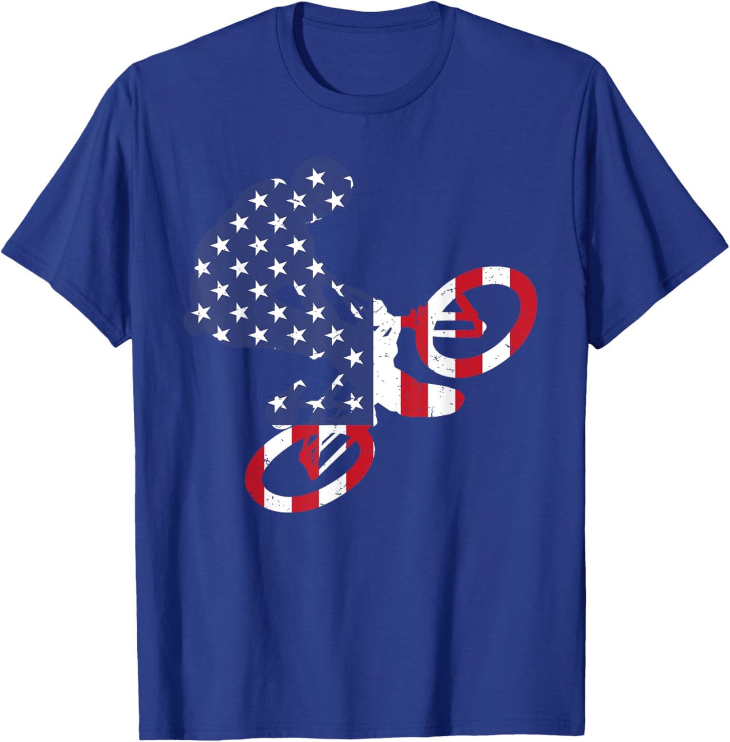 BMX Art Women Toddler Boys Off Road BMX Riding BMX T-Shirt - T-Shirt | Royal
