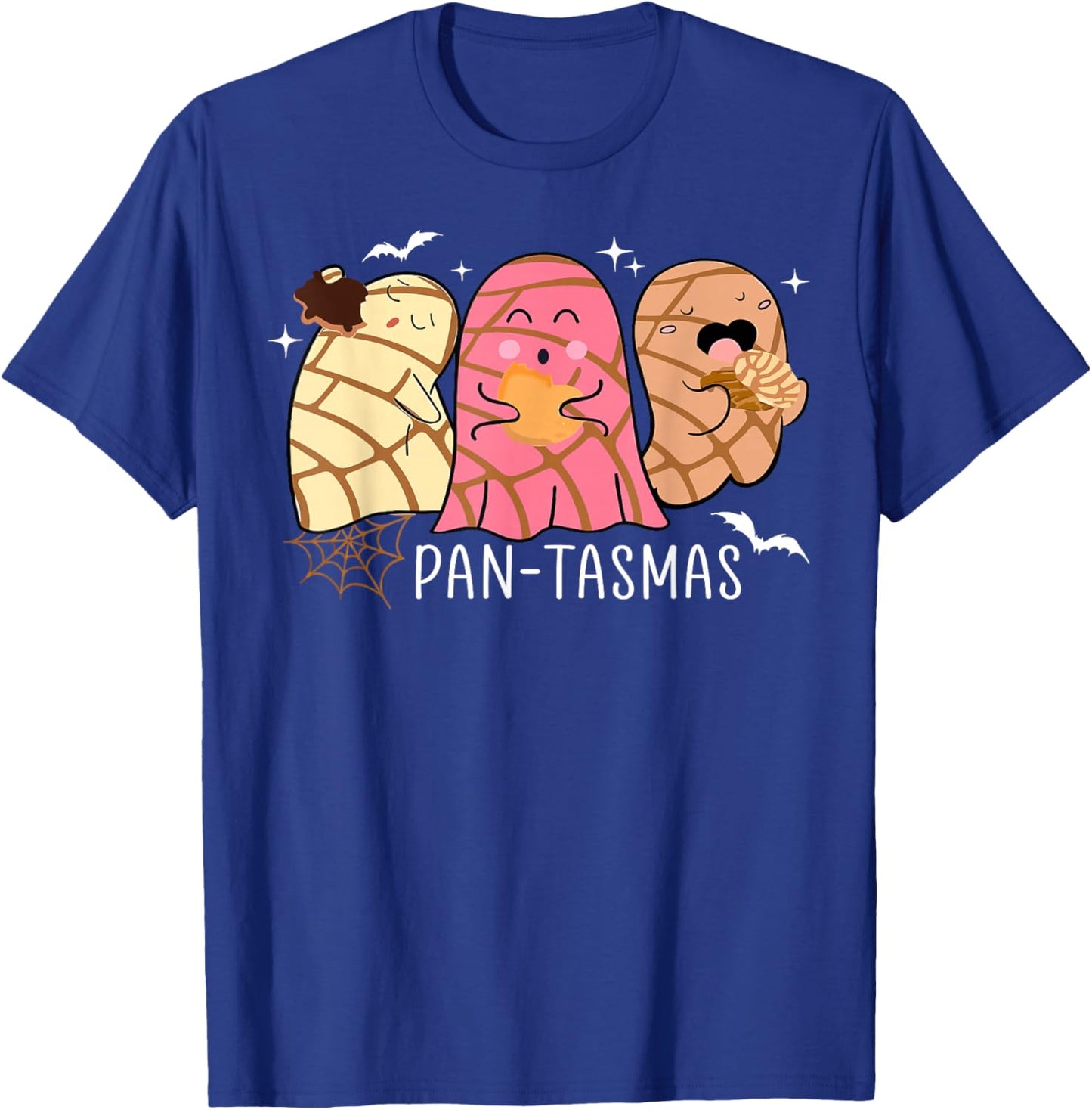 Pantasmas Ghost Funny Spooky Conchas Mexican Ghost Halloween T-Shirt - T-Shirt | Royal