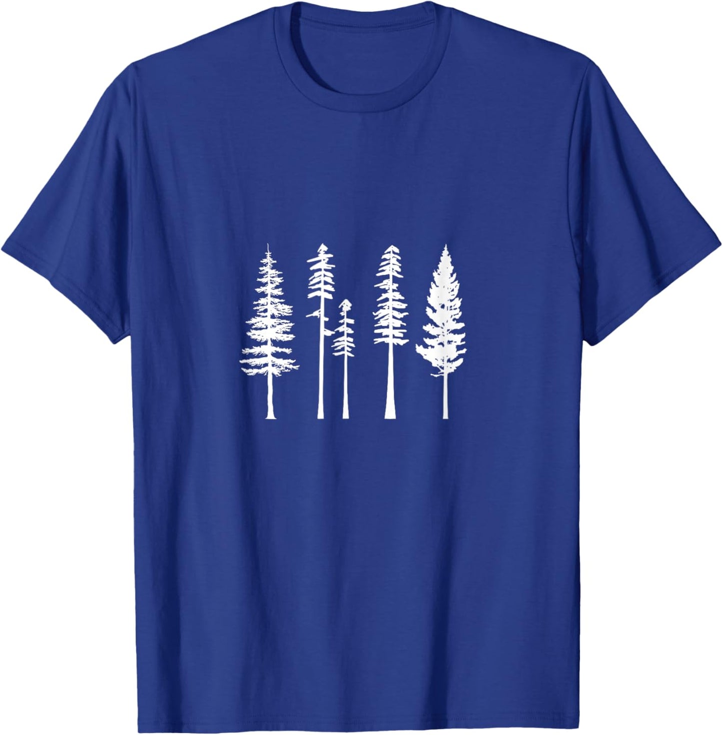 Pine Tree , Evergreen Forest , Nature Lover T-Shirt - T-Shirt | Royal