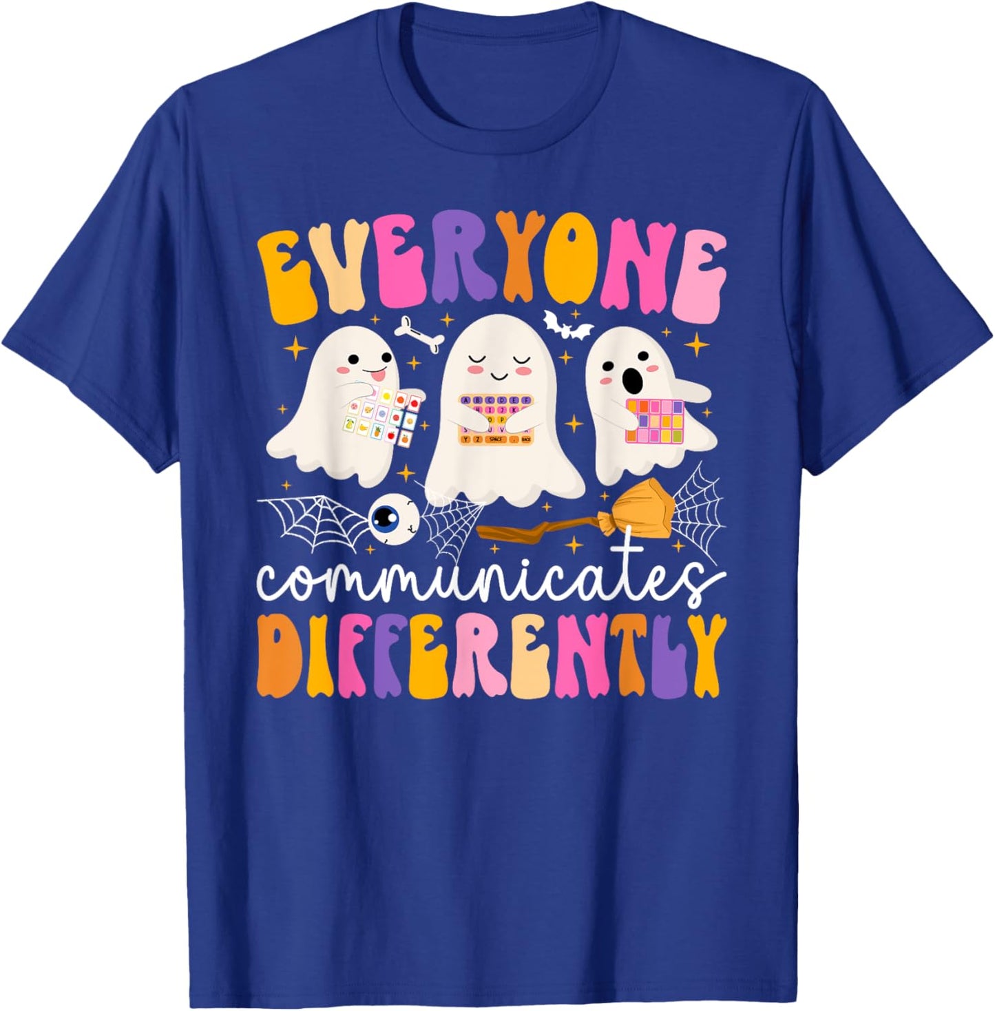 Spooky ABA Therapist Halloween Applied Behavior Analysis T-Shirt - T-Shirt | Royal
