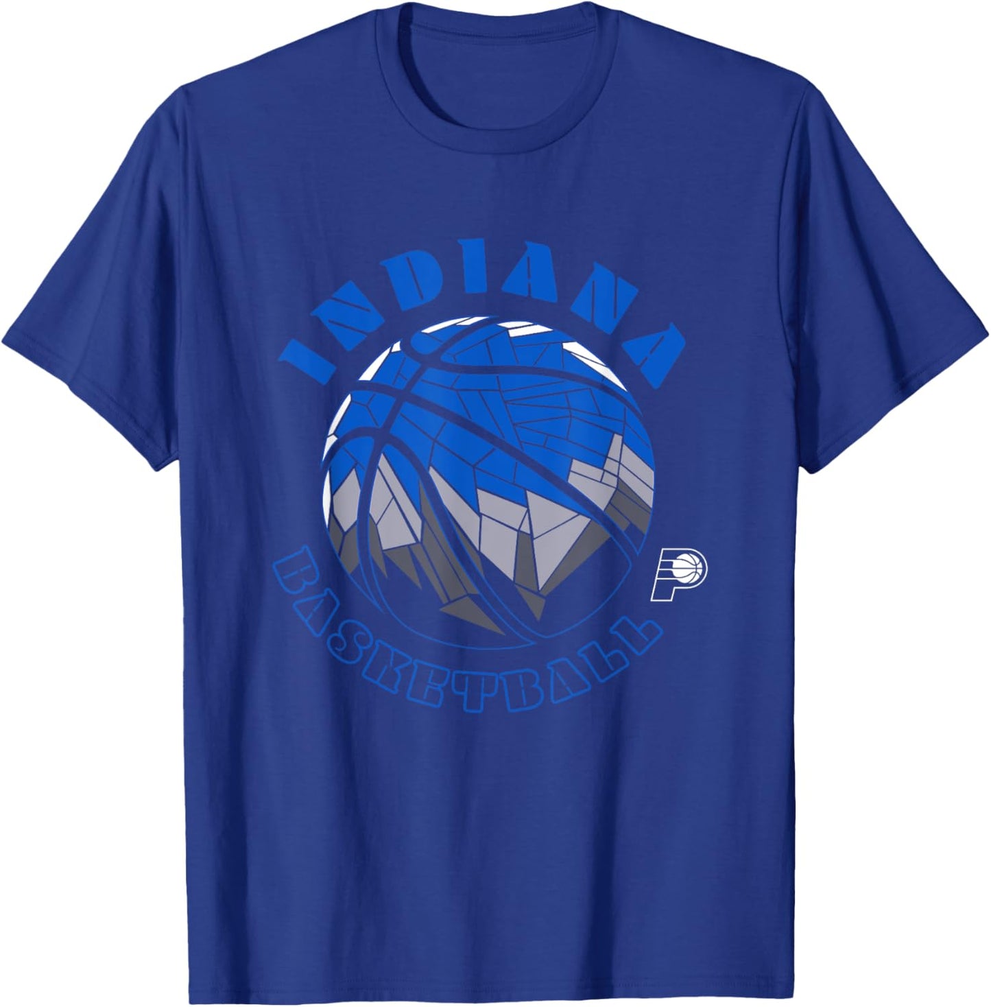 NBA Indiana Pacers Neon Prism Basketball T-Shirt - T-Shirt | Royal