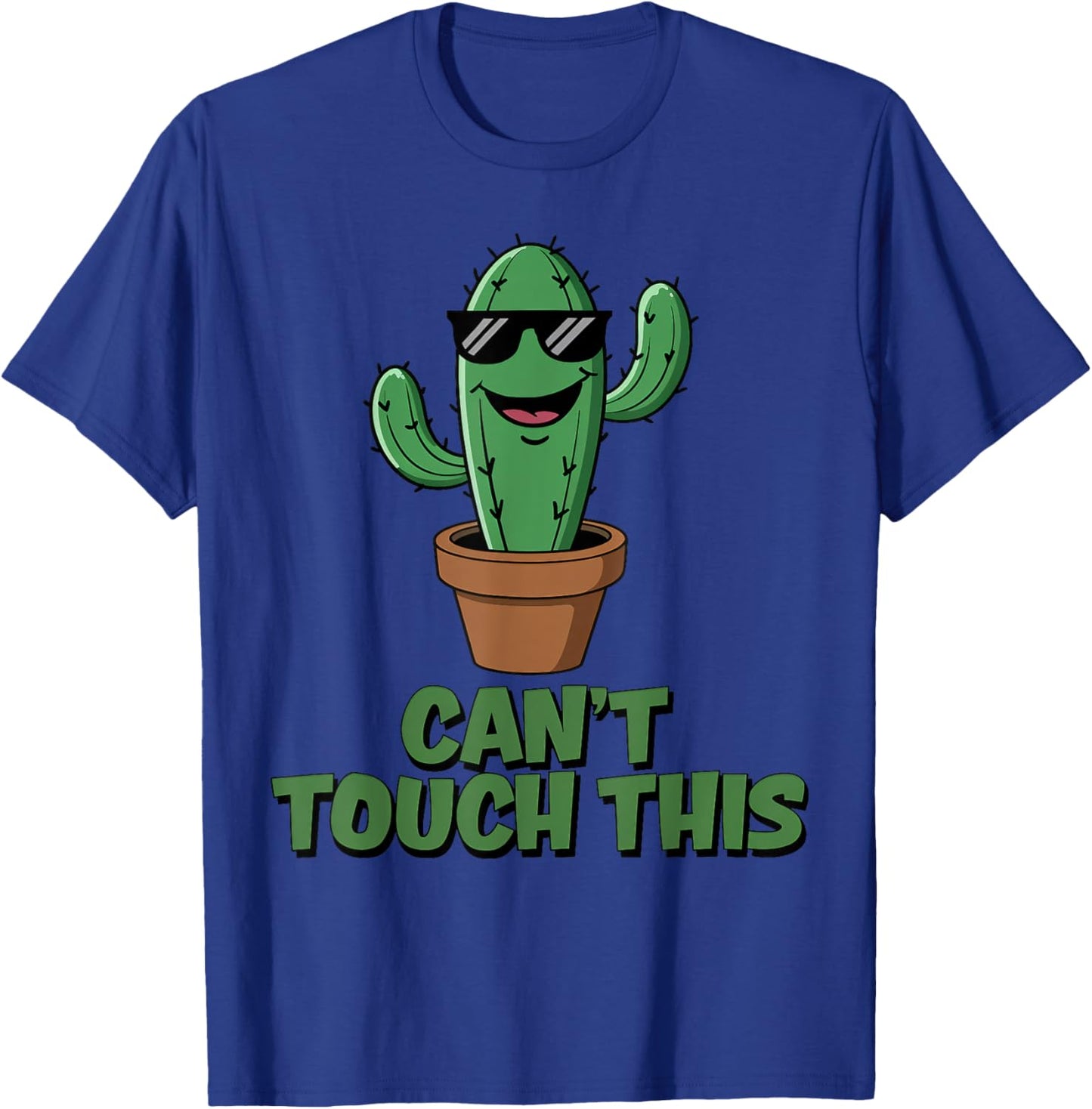 Can't Touch This Cool Cactus T-Shirt - T-Shirt | Royal