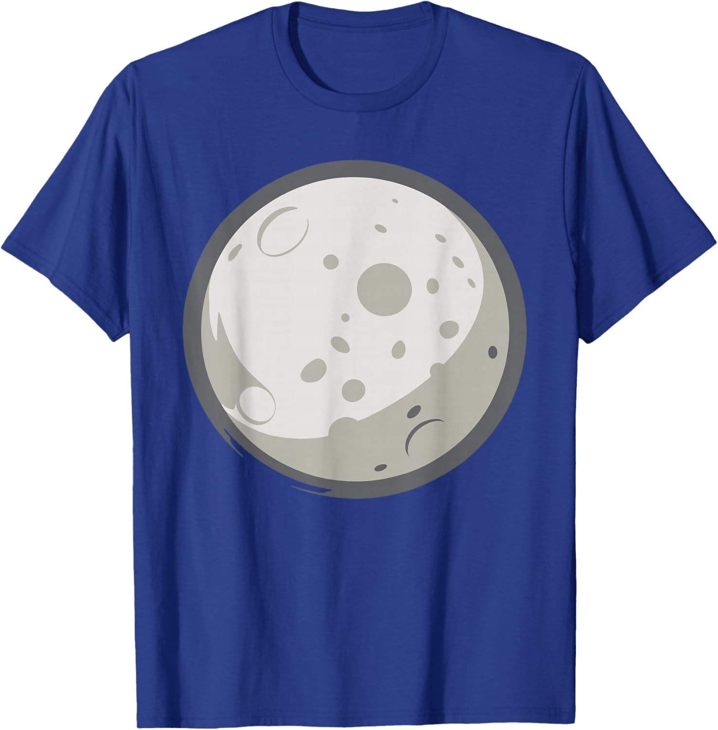 Moon Shirt Adult Kids Men Women Moon Costume T-Shirt - T-Shirt | Royal