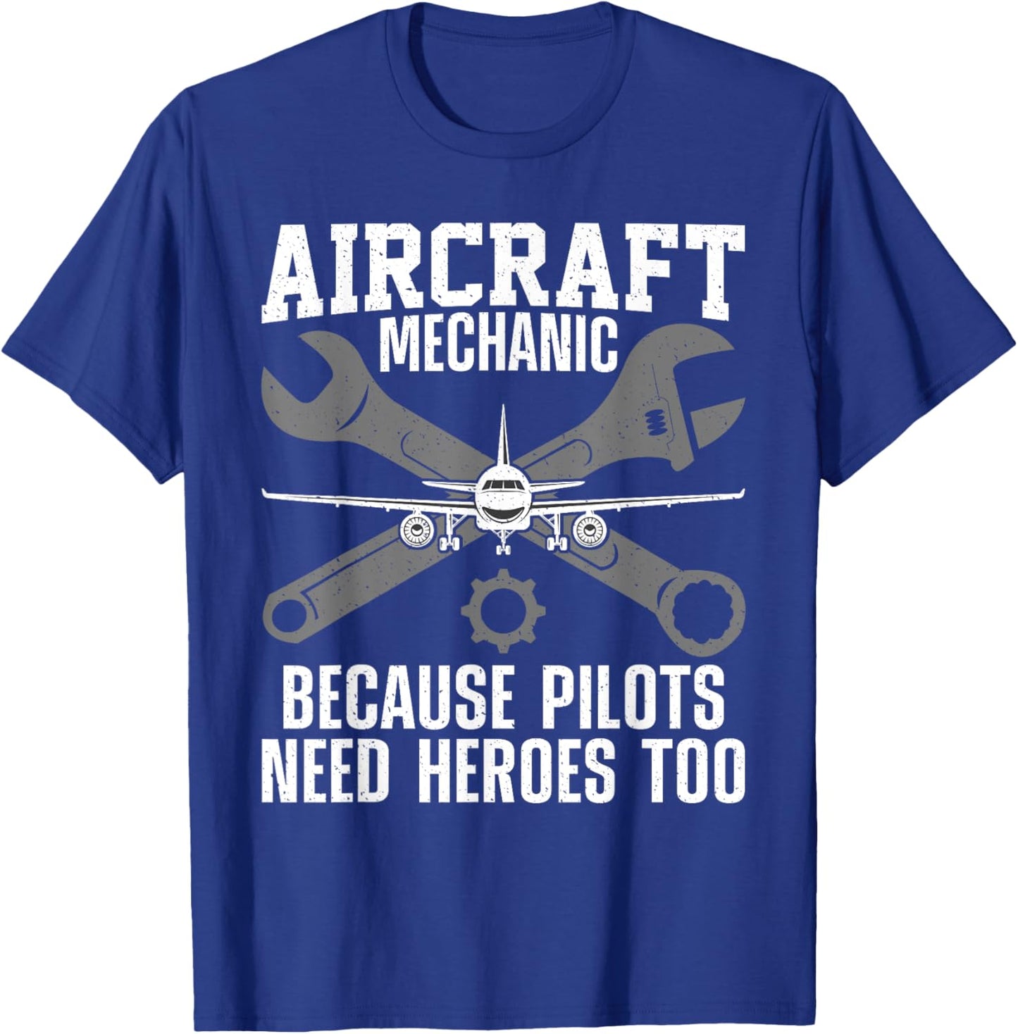Cool Aircraft Mechanic Art Women Aircraft Technician T-Shirt - T-Shirt | Royal