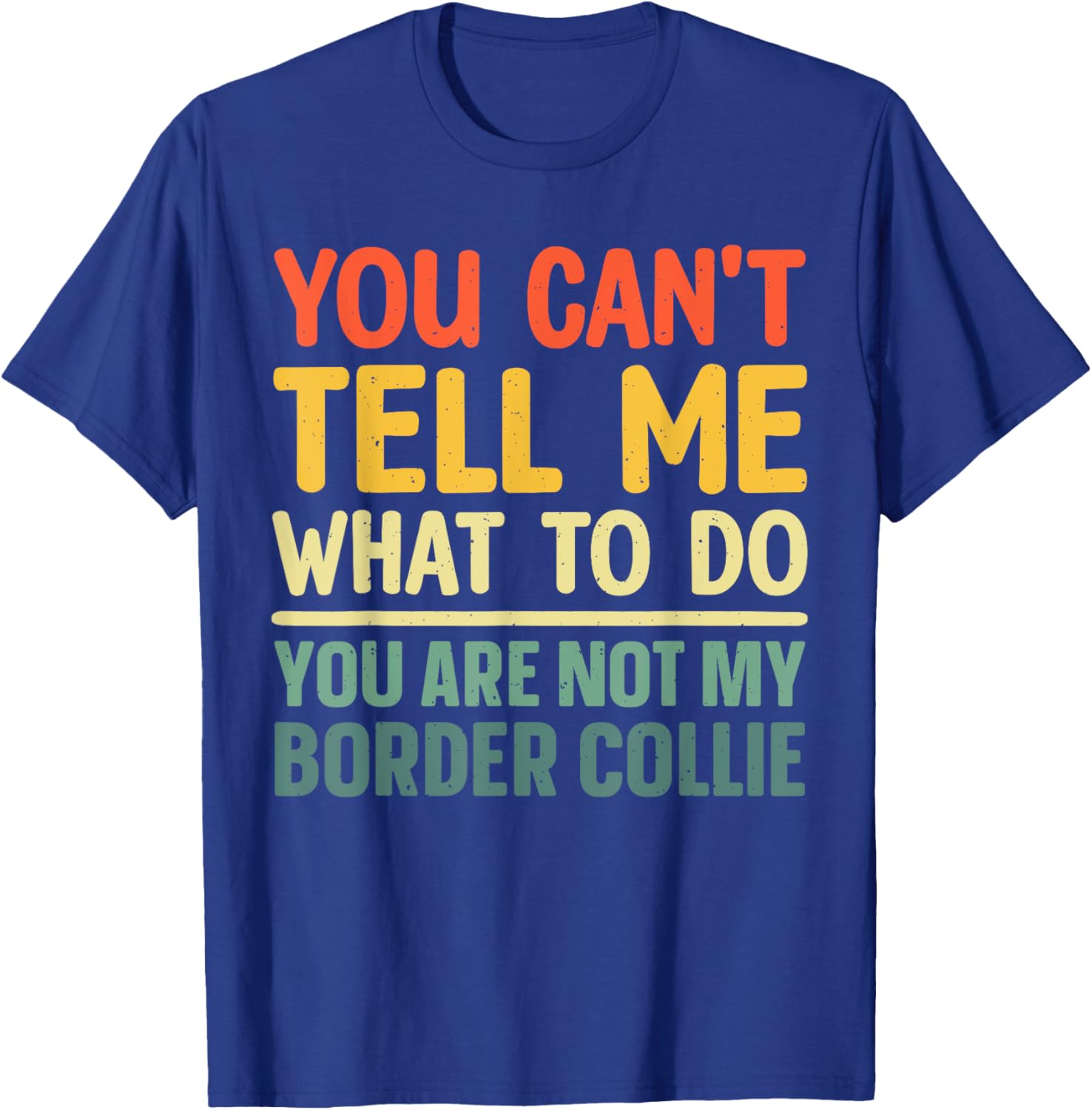 Border Collie Art Women Kids Border Collie Lover T-Shirt - T-Shirt | Royal