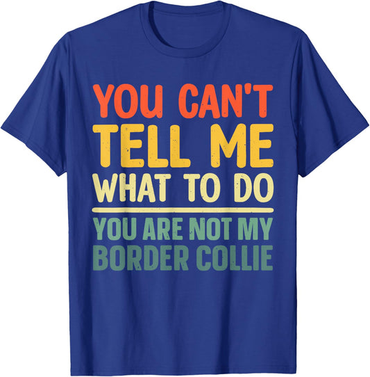Border Collie Art Women Kids Border Collie Lover T-Shirt - T-Shirt | Royal