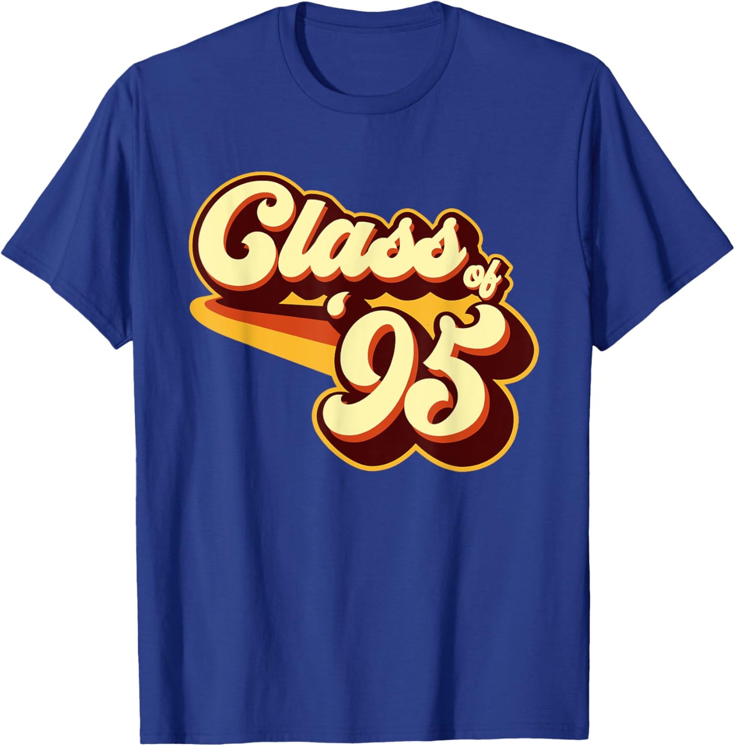 Class of 95 Reunion Retro 1995 T-Shirt - T-Shirt | Royal