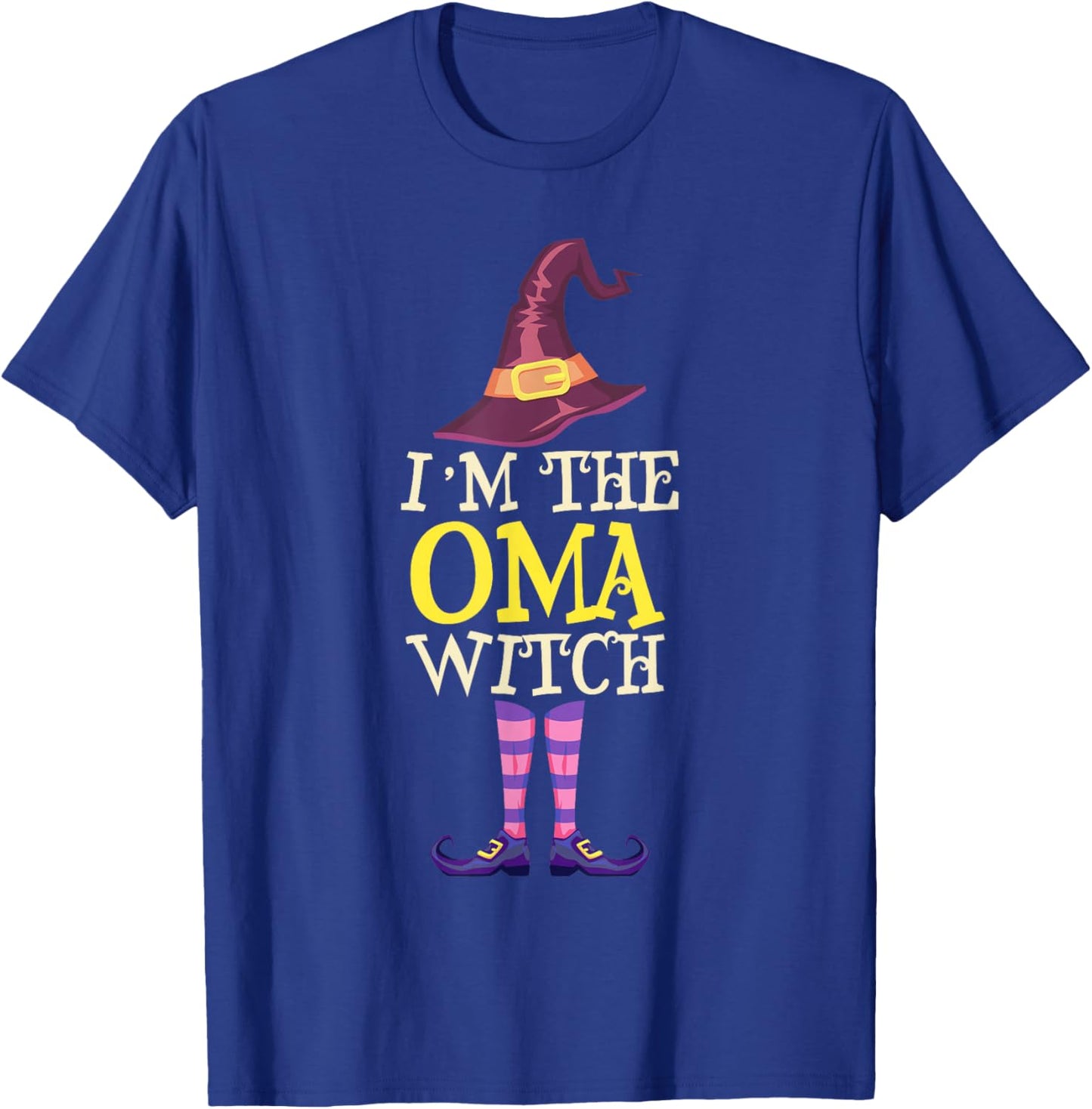 I'm The Oma Witch Costume Halloween Funny Witchy T-Shirt - T-Shirt | Royal
